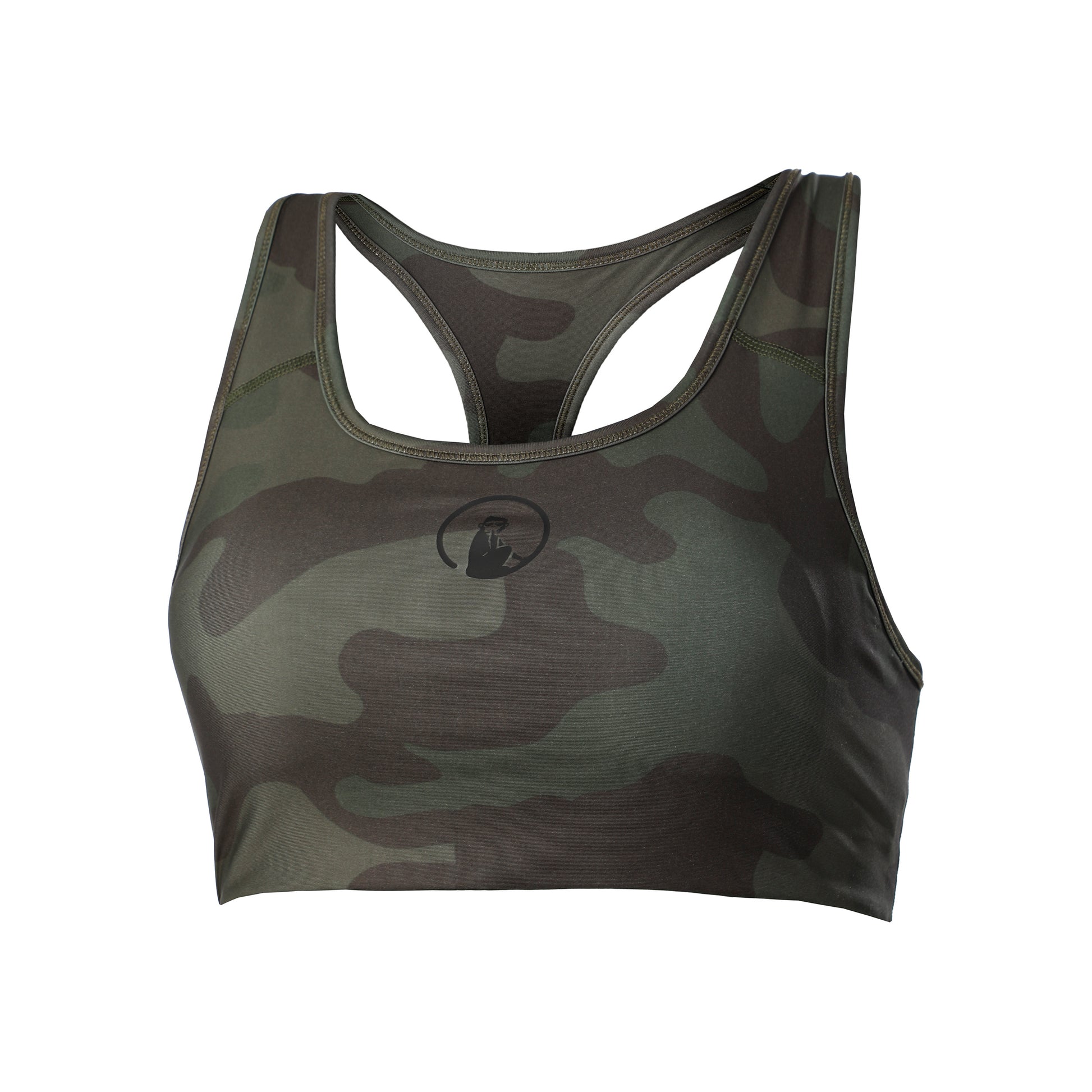 Quiet Please Love Padded Stanik sportowy Kobiety - oliwka, khaki