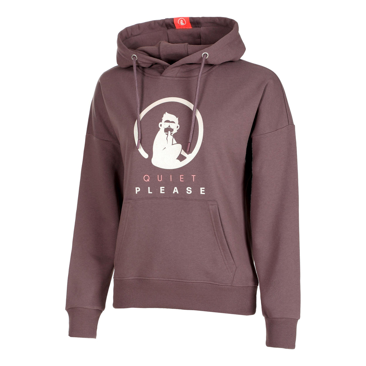 Quiet Please Glitter Baseline Bluza Kobiety - fioletowy,