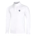 Big Serve 1/4 Zip Długi Rękaw Mężczyźni-Biały