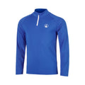 Crushig Serve 1/4 Zip Długi Rękaw Chłopcy - niebieski, biały