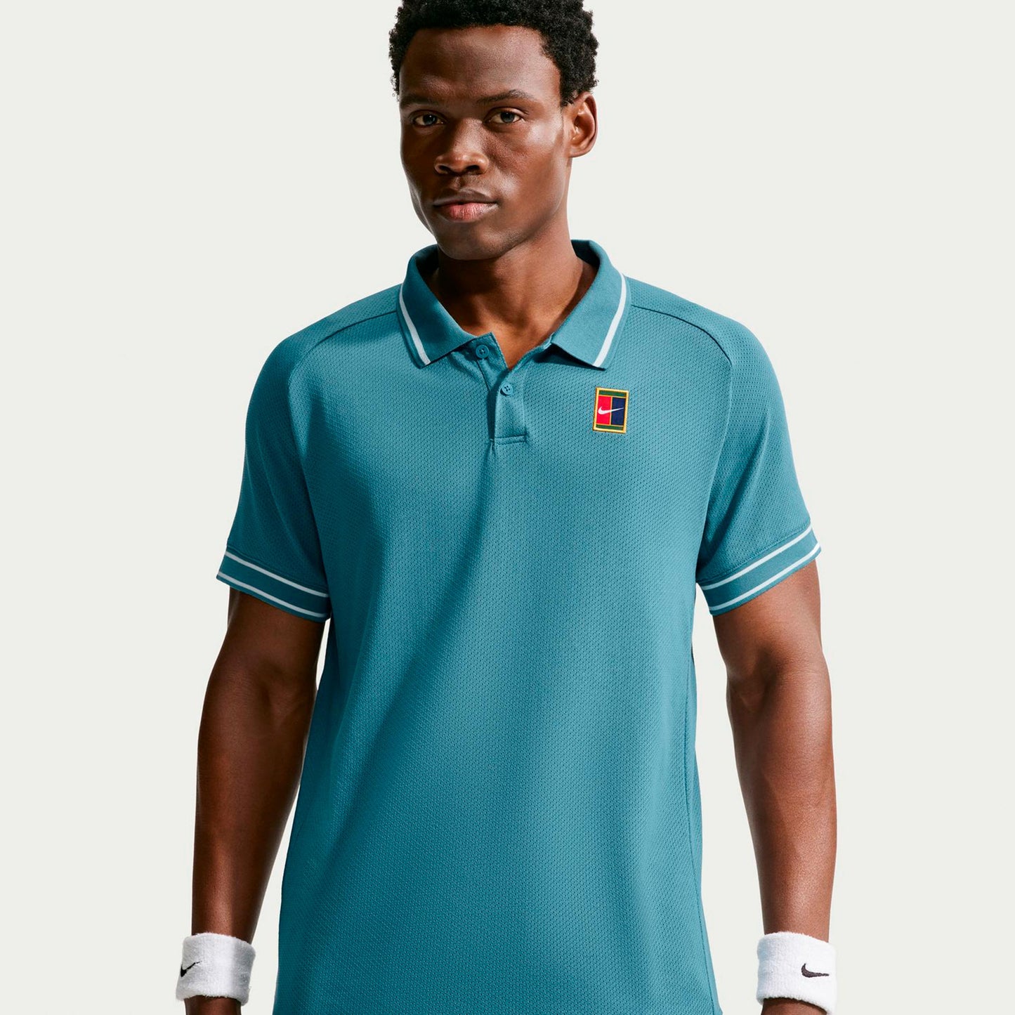 Nike Court Heritage Polo Mężczyźni - petrolowy, petrolowy