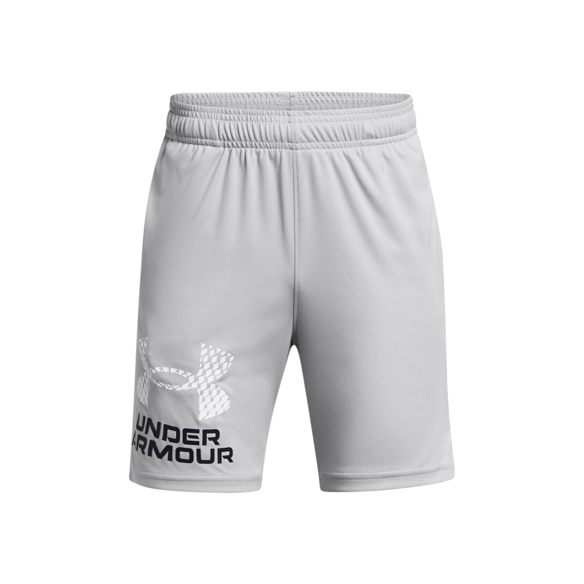 Under Armour Tech Logo Szorty Chłopcy-szary, biały