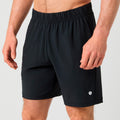 Ace Sports 8 Inch Szorty Mężczyźni-czarny, biały