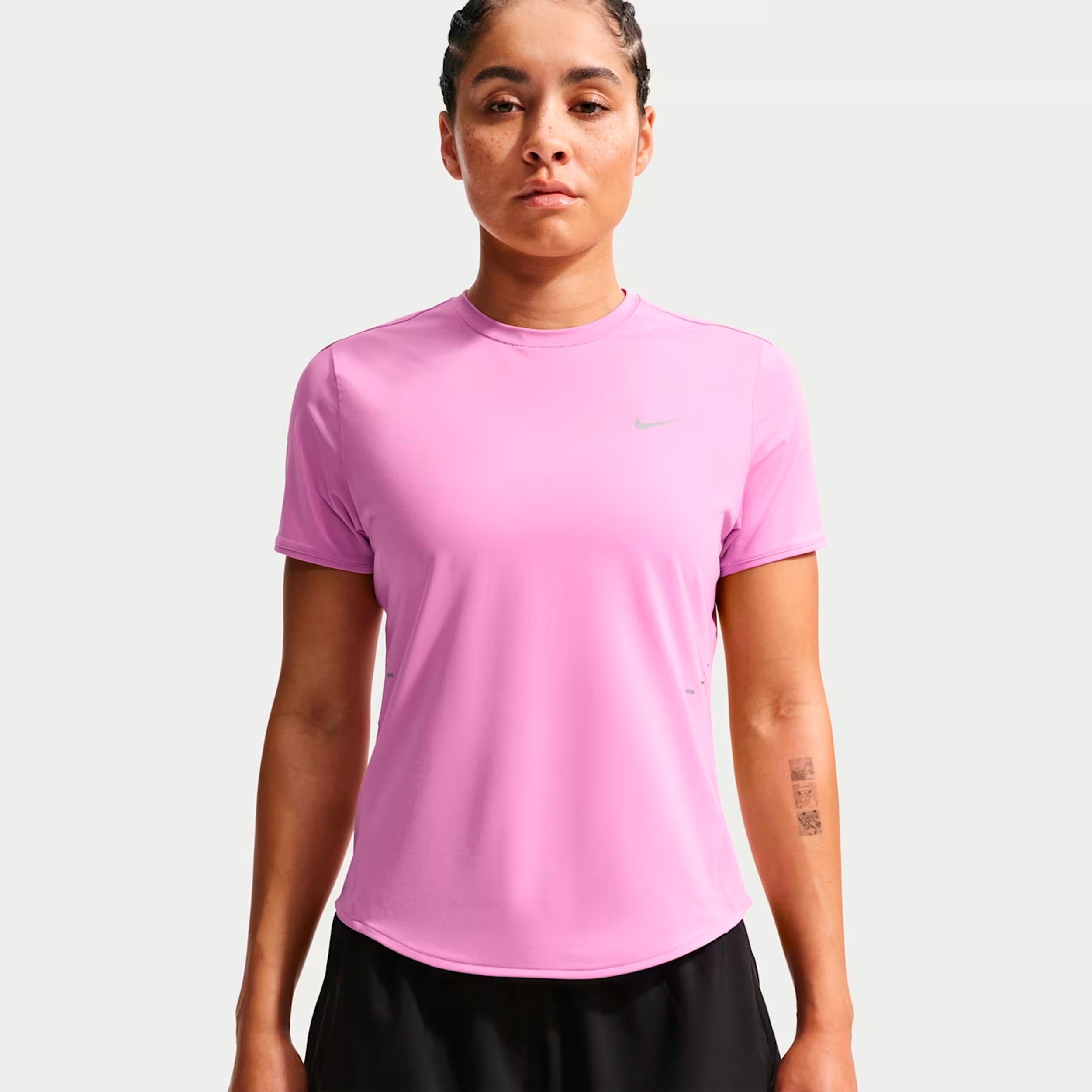 Nike Swift Koszulka do biegania Kobiety - różowy, srebrny