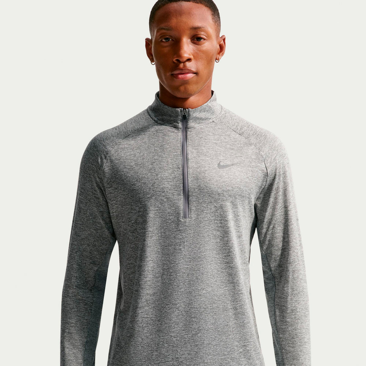 Nike Stride Half-Zip  Koszulka do biegania Mężczyźni - szary, srebrny