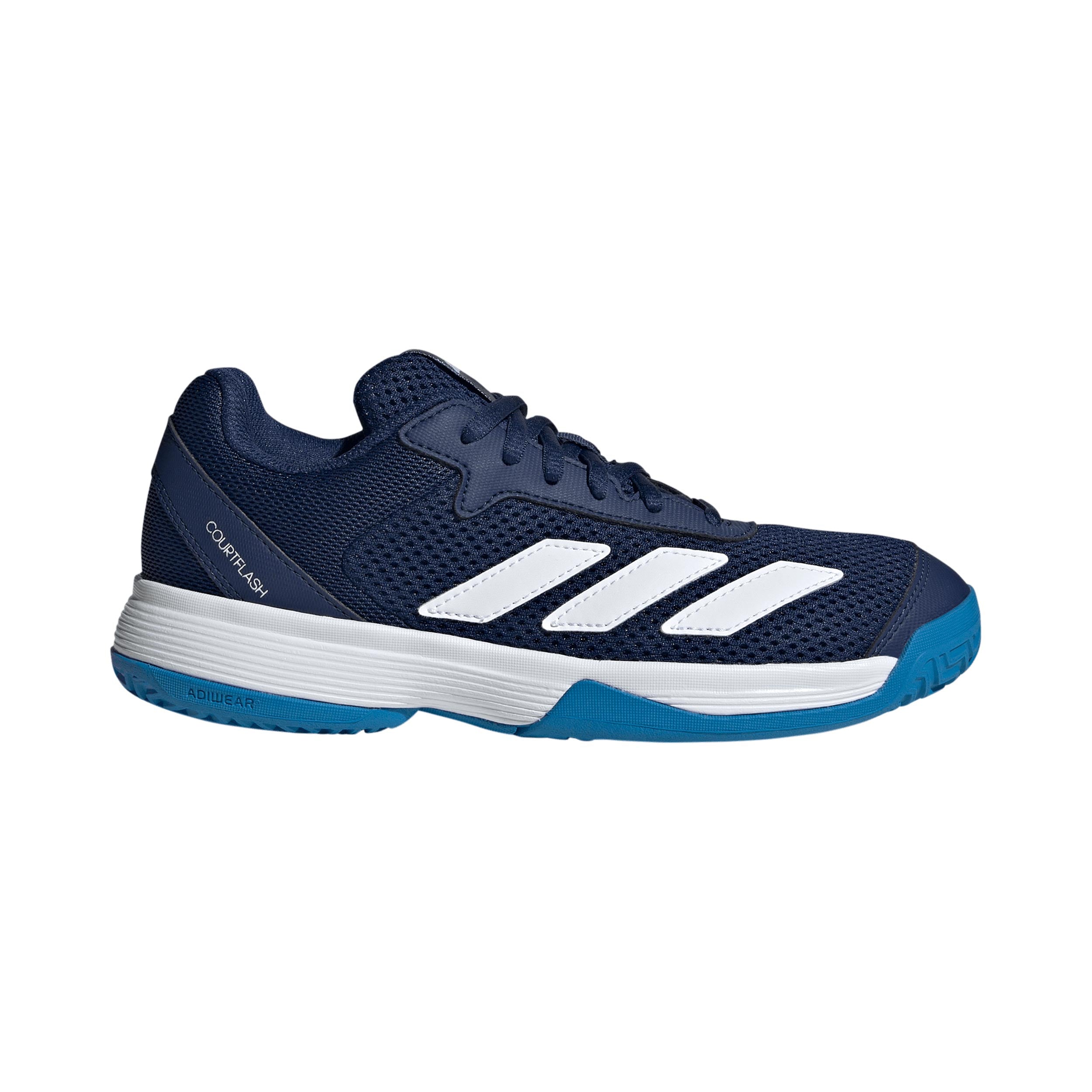 adidas Courtflash buty do tenisa allcourt Dzieci - ciemnoniebieski, turkus