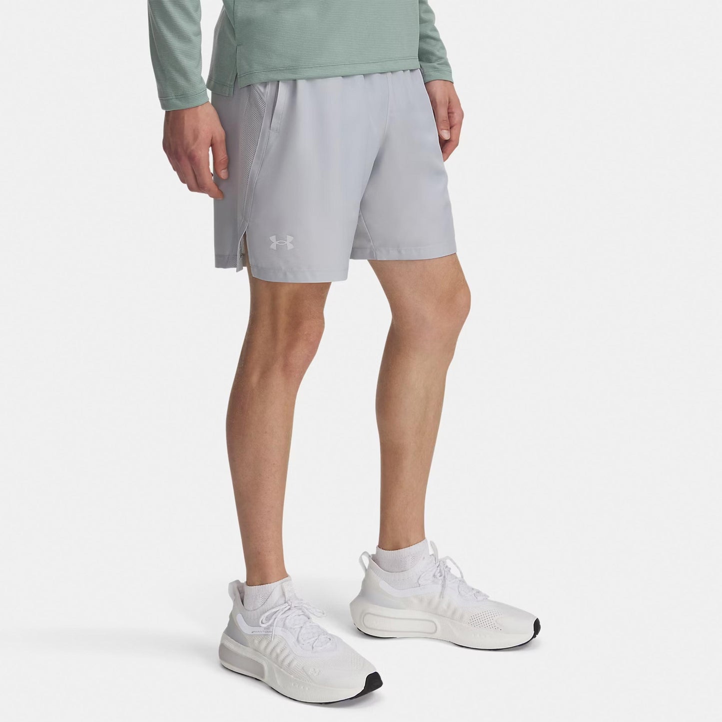Under Armour Launch 7in  Spodenki do biegania Mężczyźni - szary