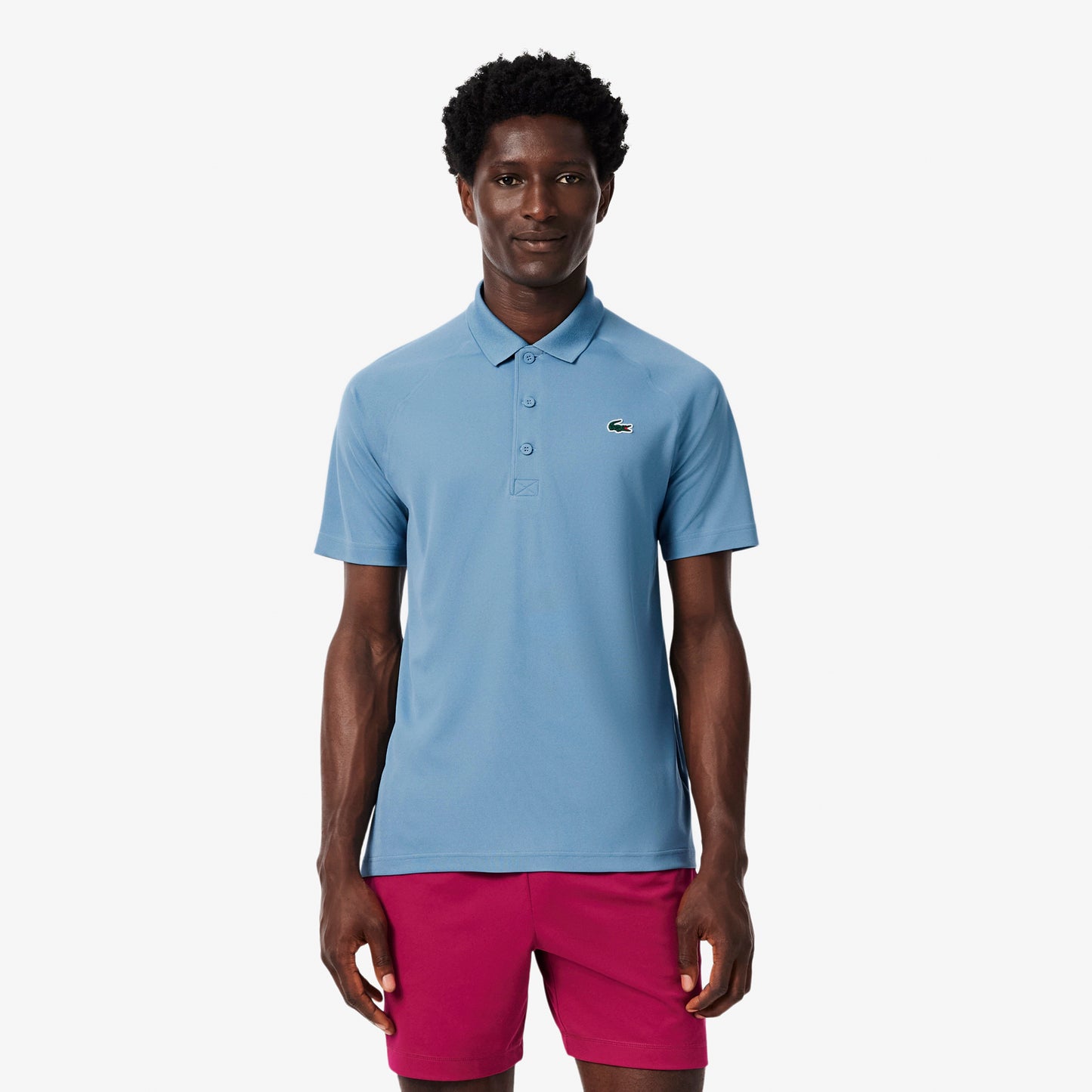 Lacoste Polo Mężczyźni - niebiesko-szary