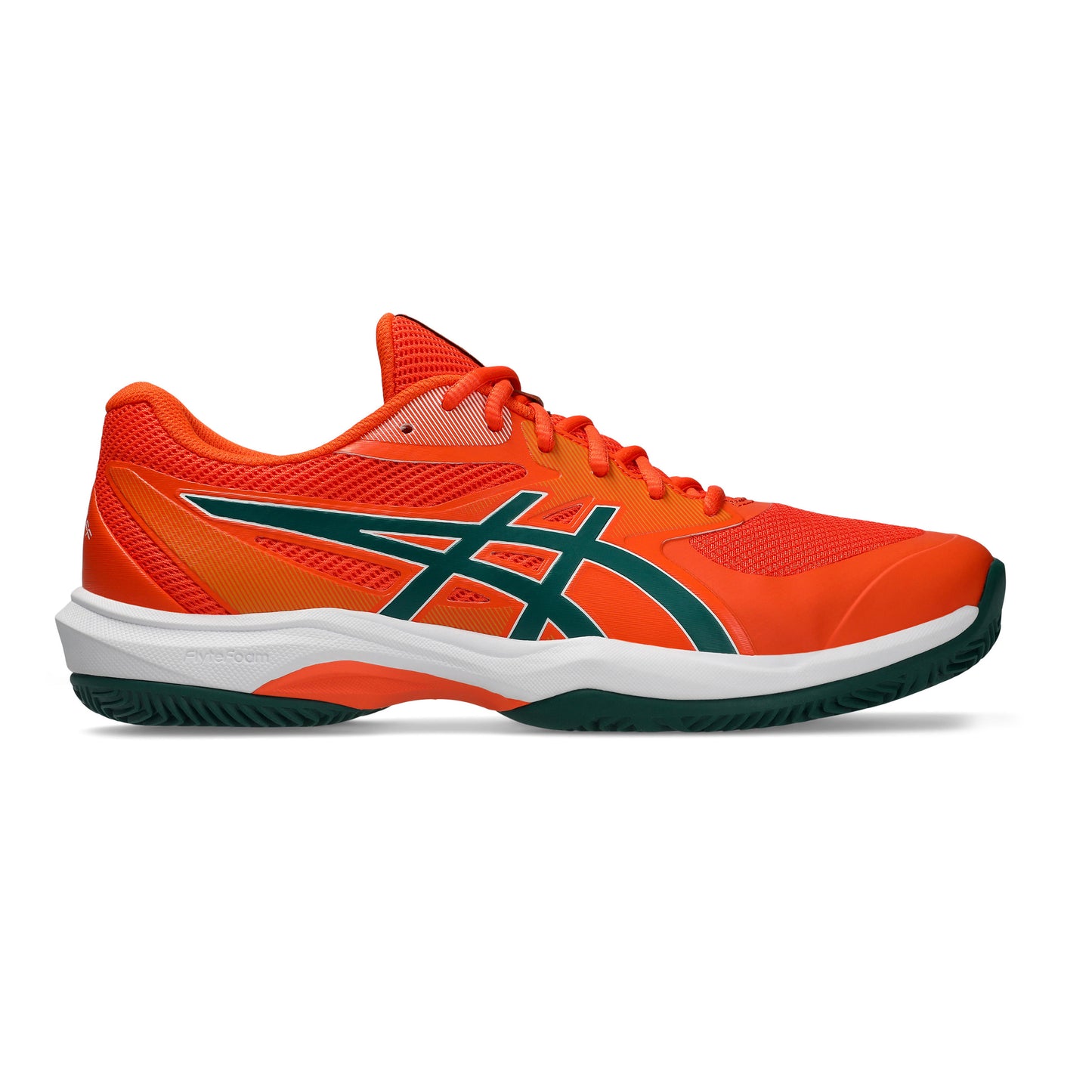 ASICS Game FF But do padla Mężczyźni - neonowy pomarańczowy, ciemnozielony