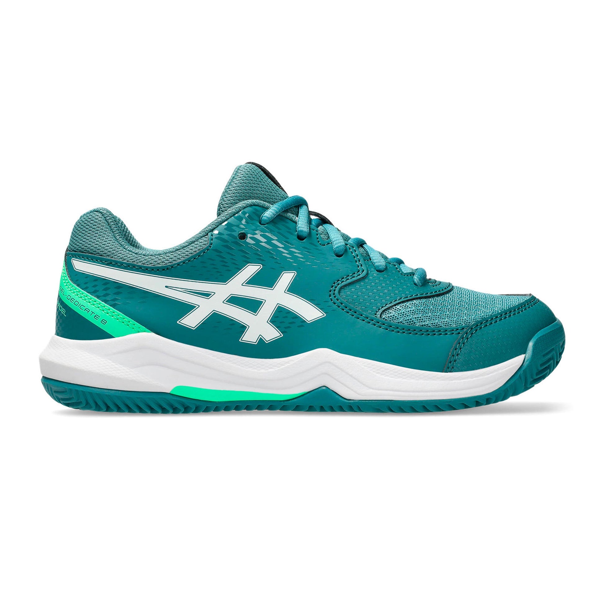 ASICS GEL-DEDICATE 8 PADEL GS But do padla Dzieci-petrol, biały