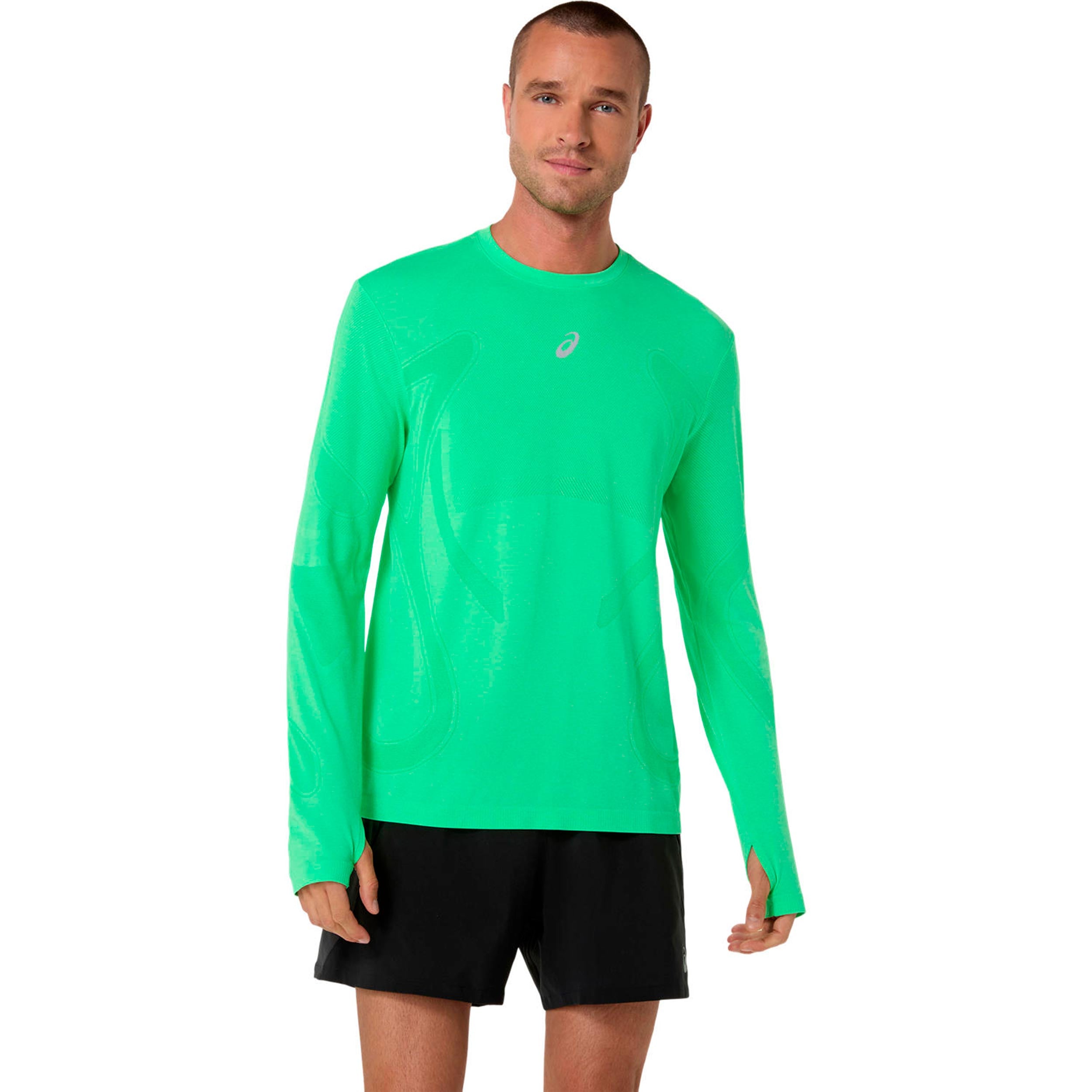 ASICS Road Seamless Koszulka do biegania Mężczyźni-zieleń, zieleń