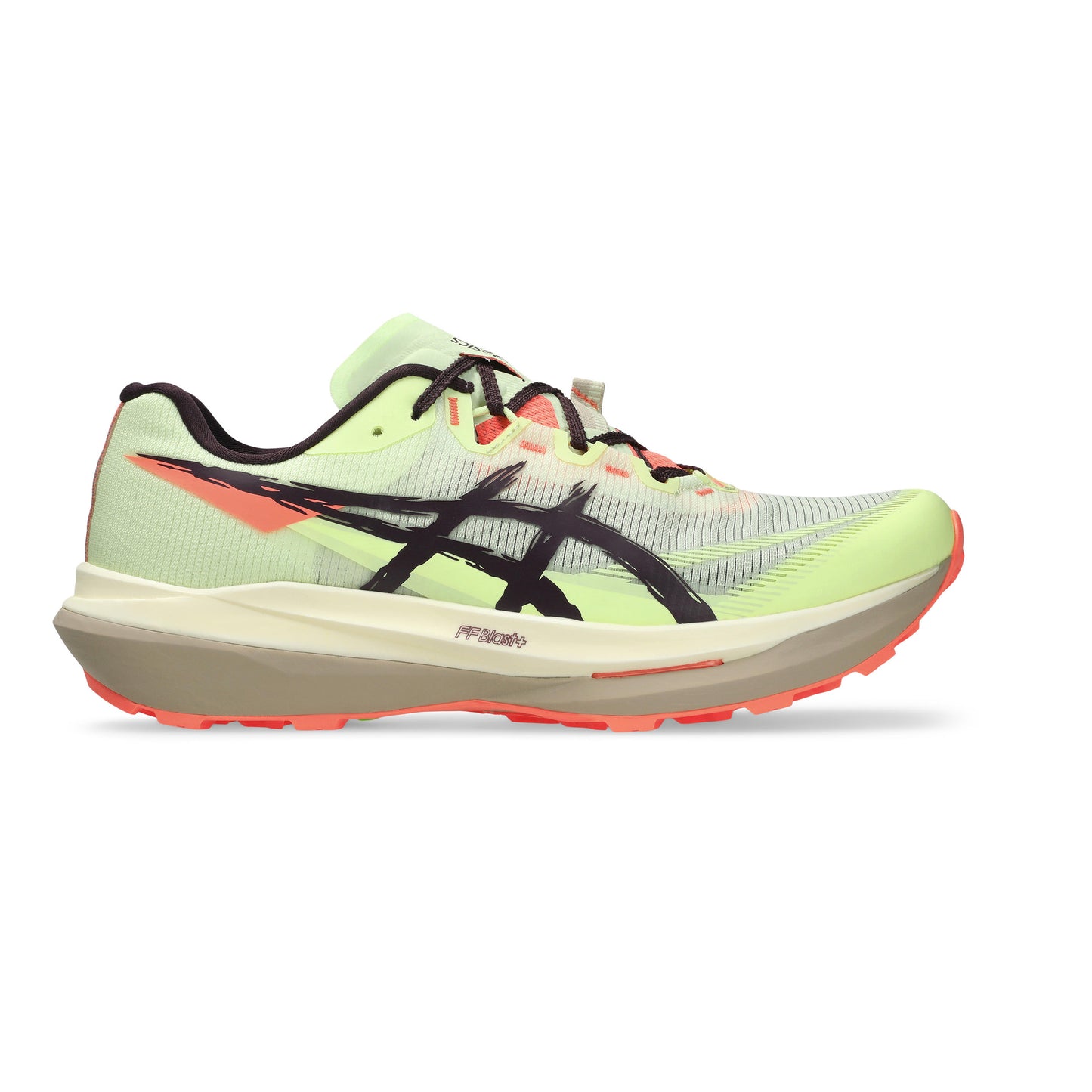 ASICS FUJISPEED 4 But trailowy Unisex - neonowy żółty, liliowy