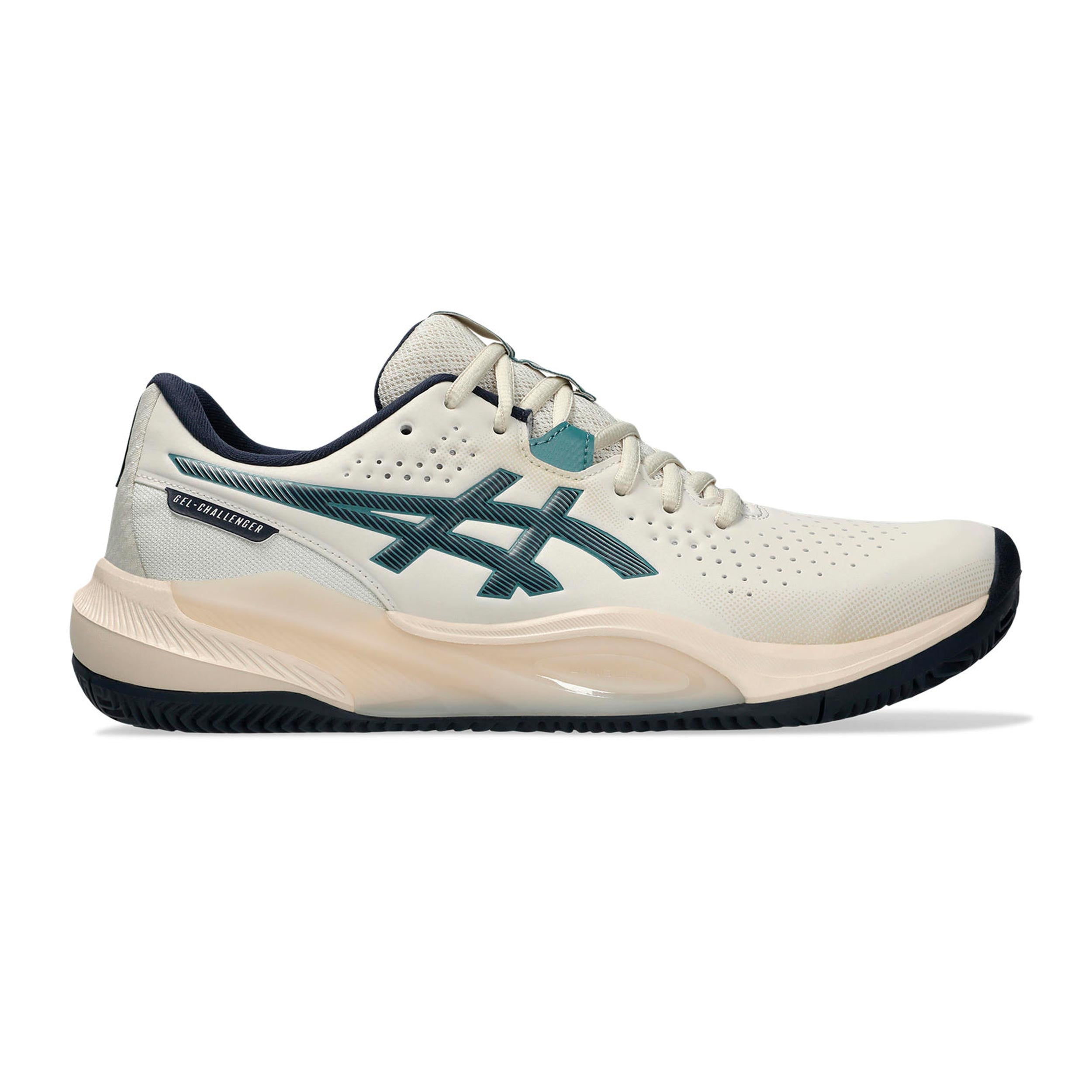 ASICS Gel-Challenger 15 buty do tenisa ziemnego Mężczyźni - beż, ciemnoniebieski