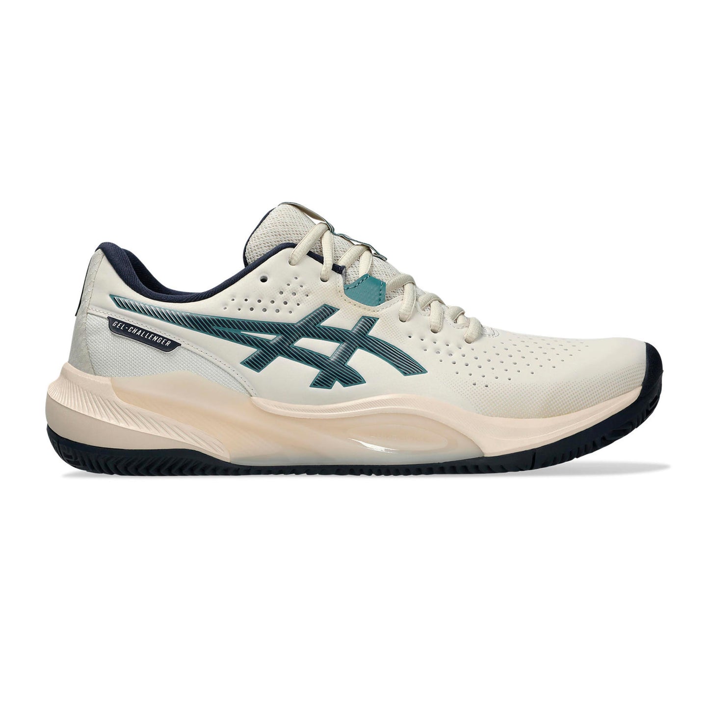 ASICS Gel-Challenger 15 buty do tenisa ziemnego Mężczyźni - beż, ciemnoniebieski