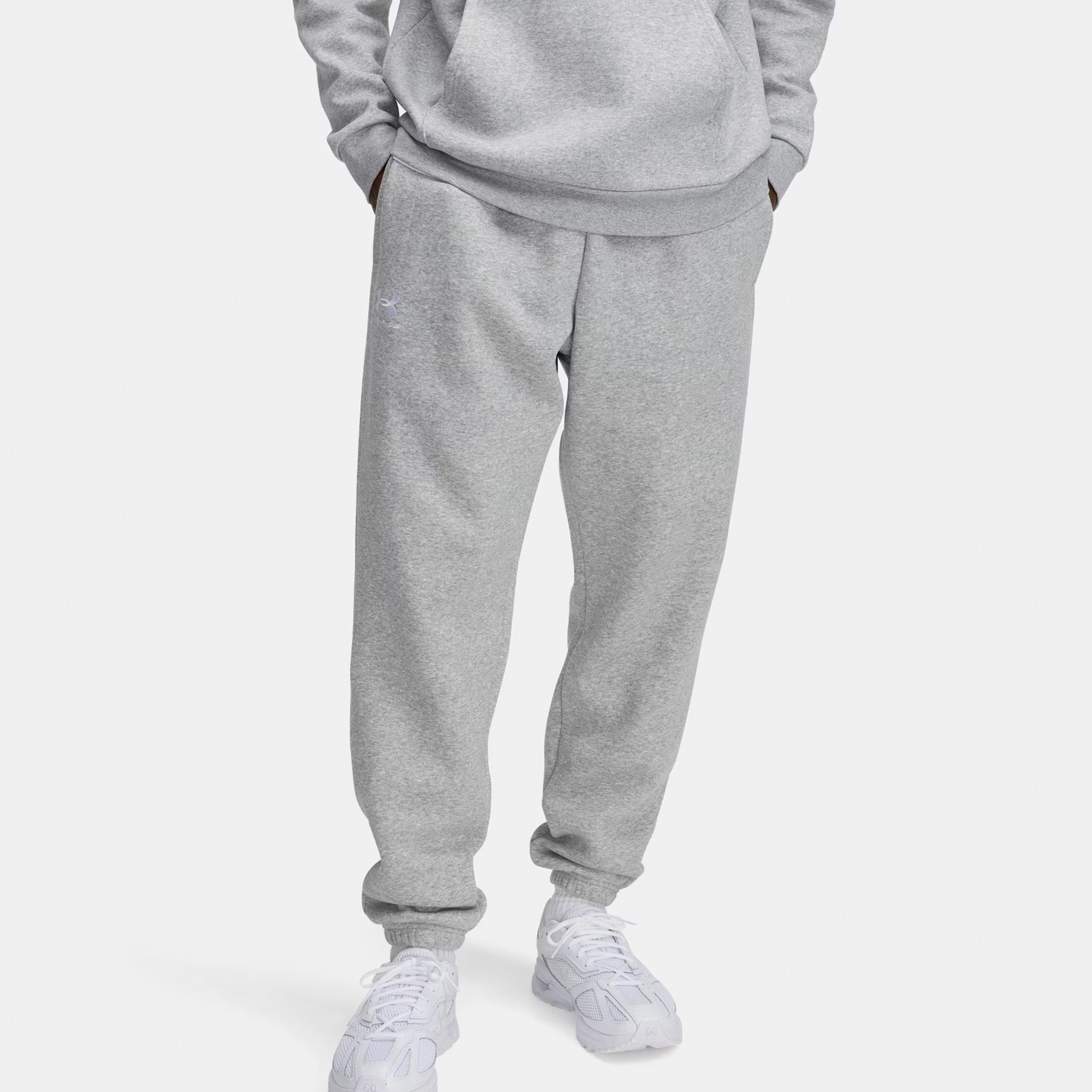 Under Armour Essential Spodnie dresowe Mężczyźni-szary, biały
