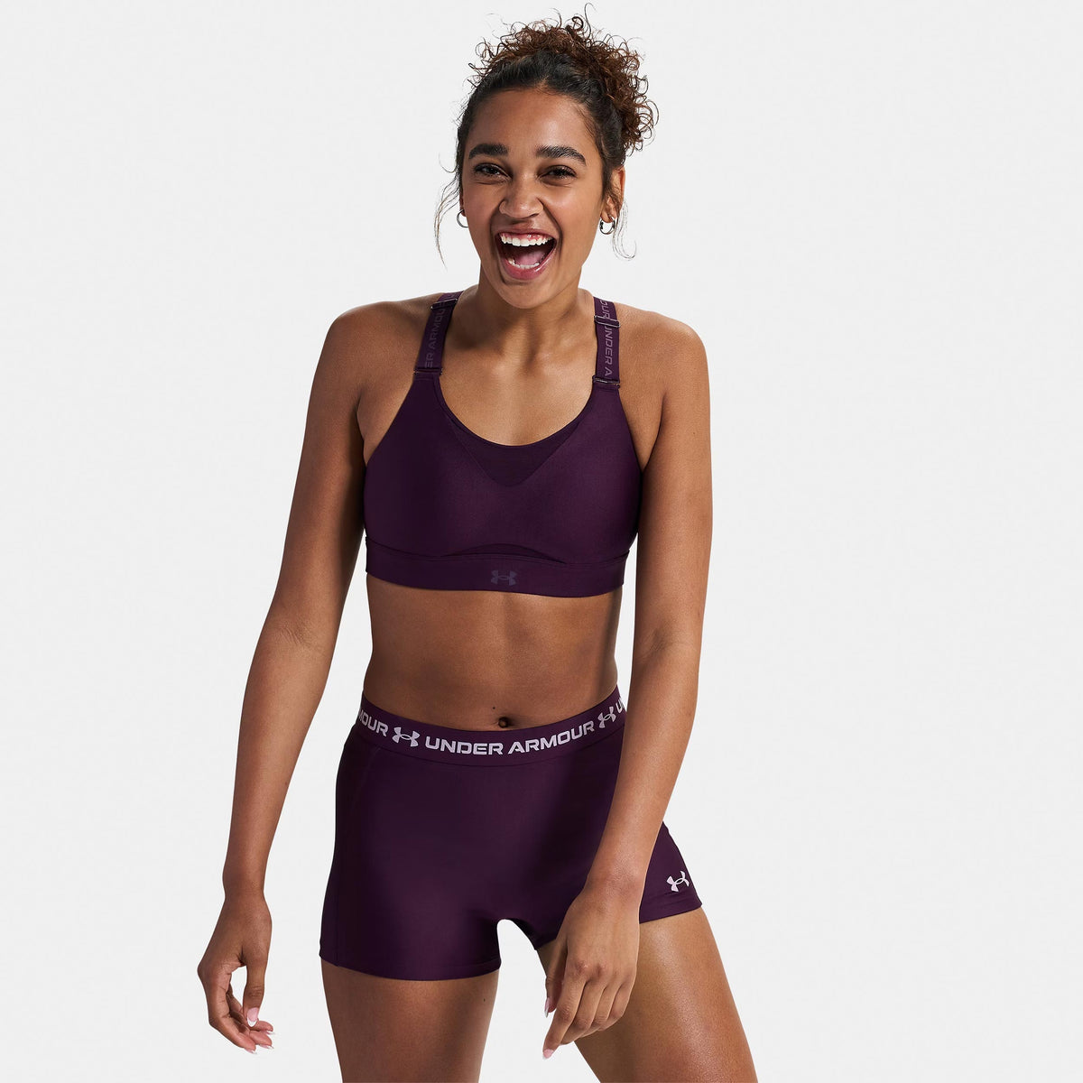 Under Armour Infinity High 2.0 Stanik sportowy Kobiety - liliowy, violett