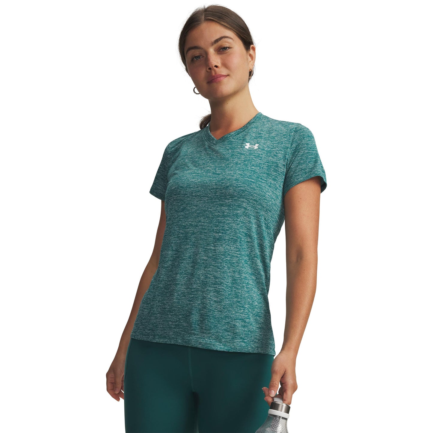 Under Armour Tech Twist Koszulka Kobiety-zieleń, biały