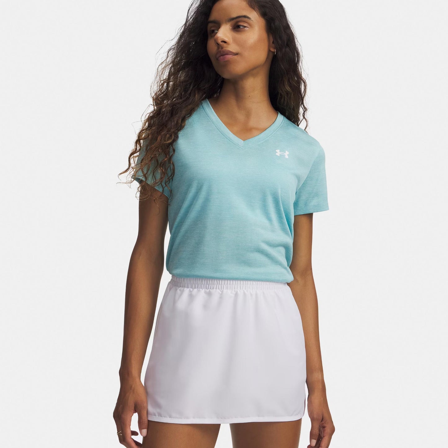 Under Armour Tech Twist Koszulka Kobiety-niebieski, biały