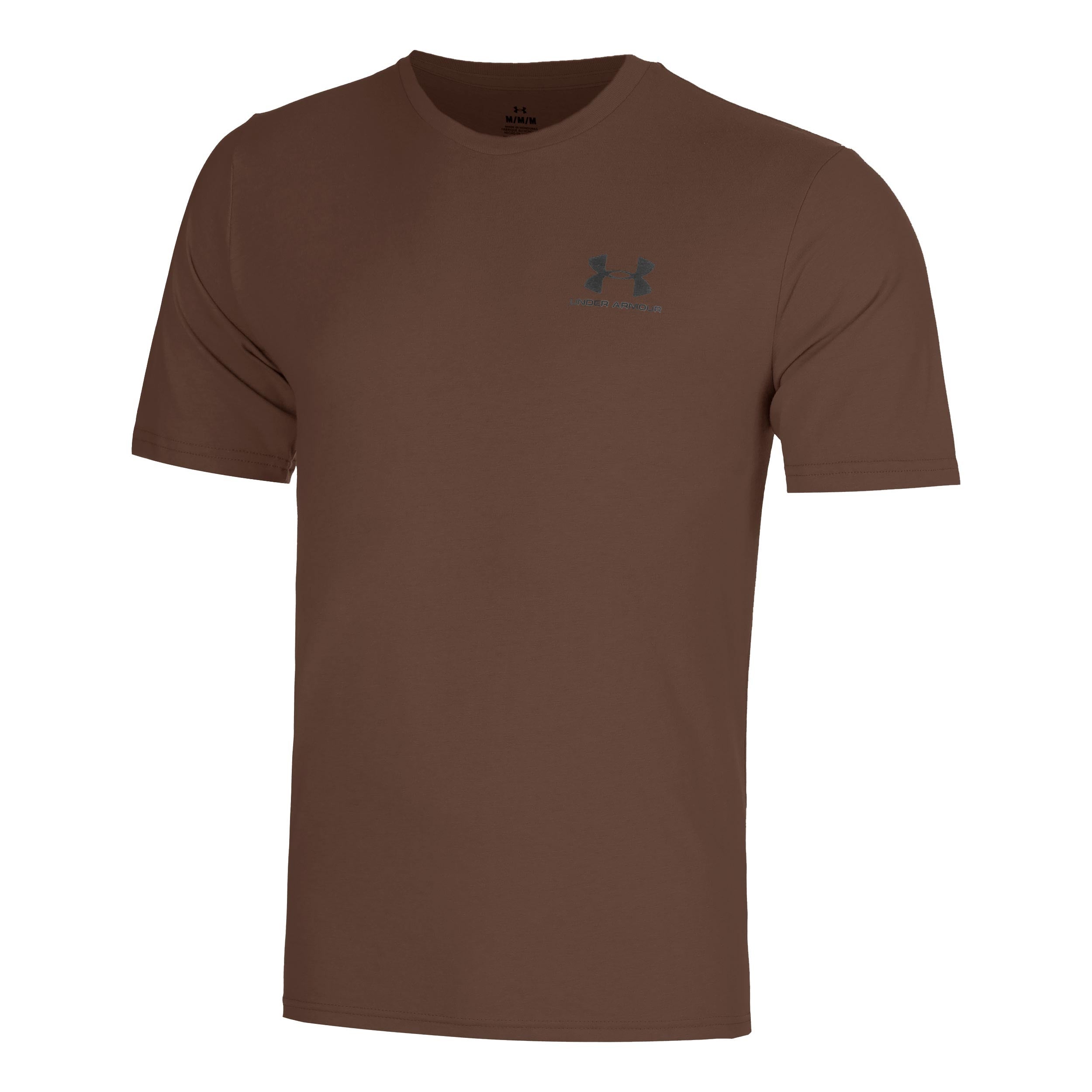 Under Armour Sportstyle Left Chef Koszulka Mężczyźni - brąz, czarny