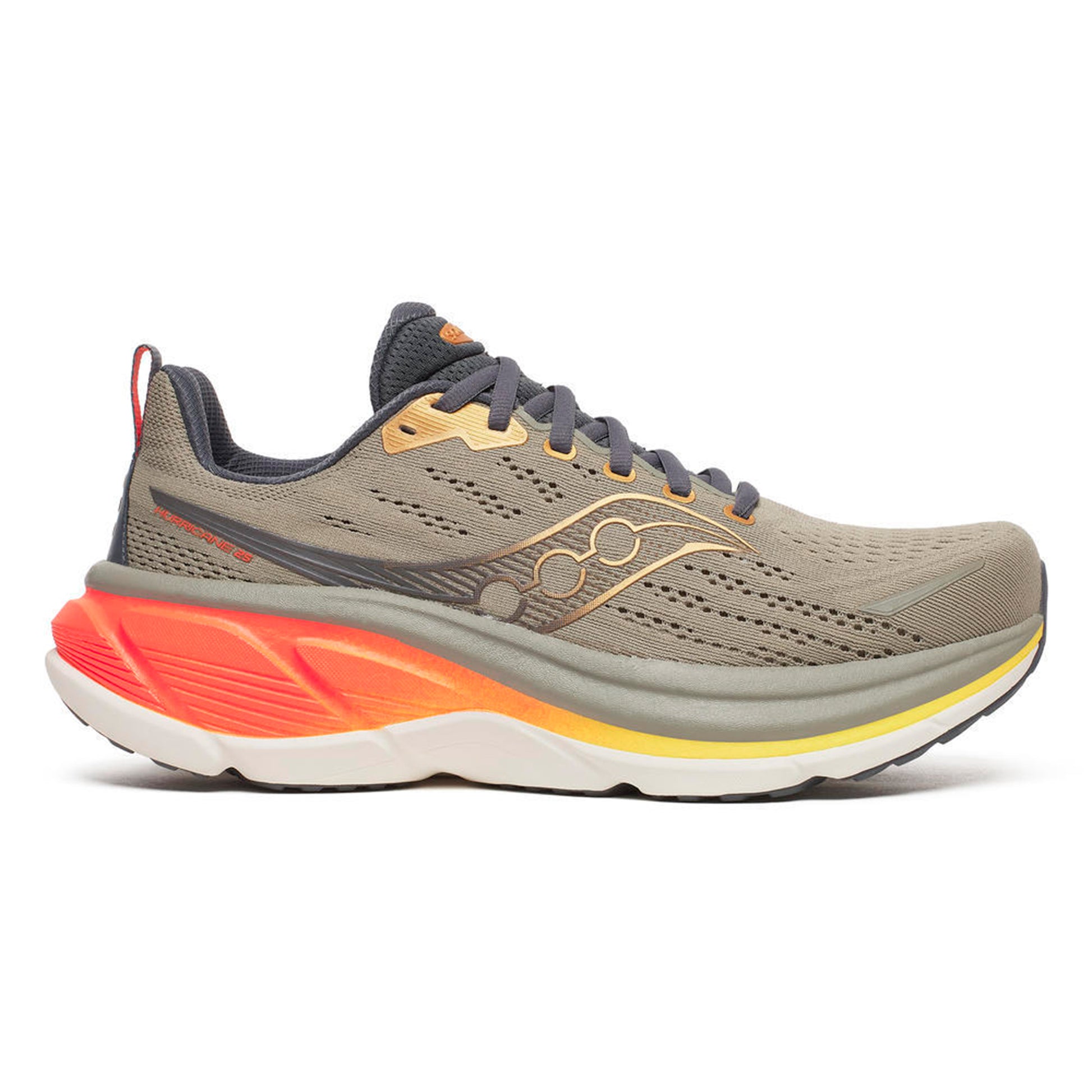 Saucony Hurricane 25 But stabilizujący Mężczyźni-khaki, pomarańczowy