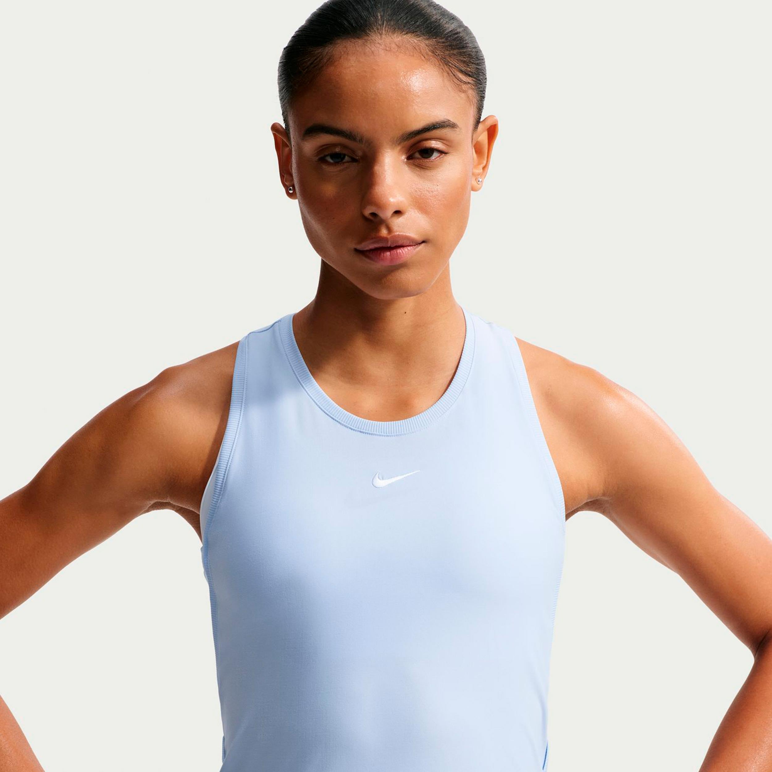 Nike Dri-FIT Victory Tank top Kobiety - jasnoniebieski