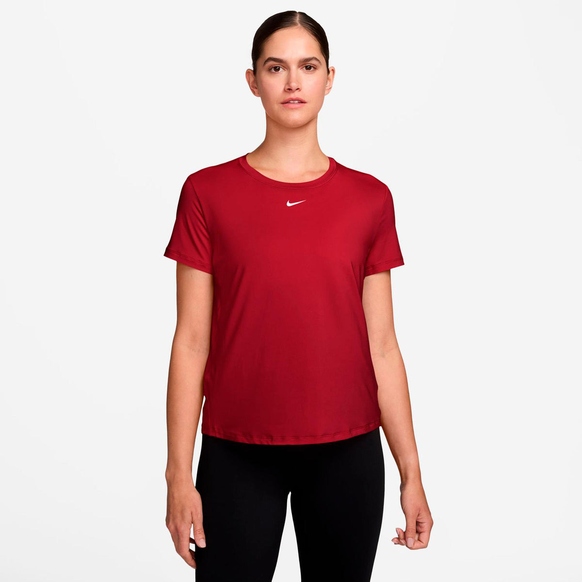 Nike One Dri-Fit Koszulka Kobiety - czerwony