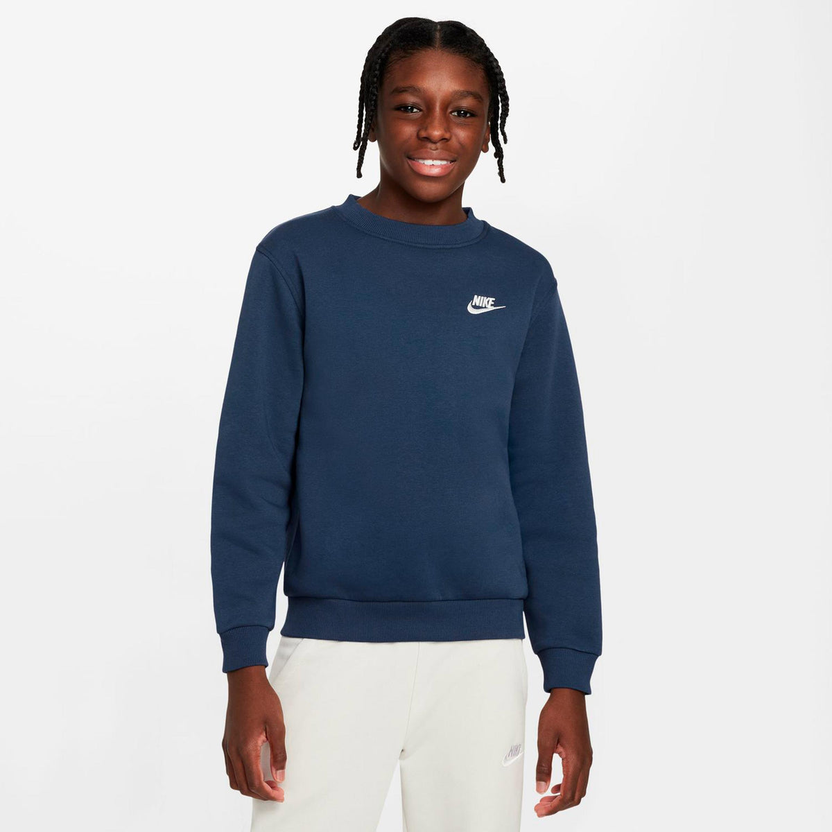 Nike Club Fleece Bluza Dzieci - ciemnoniebieski