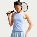 Court Dri-FIT Advantage Tank top Kobiety - jasnoniebieski