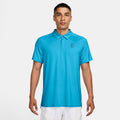 Court Dri-FIT Advantage Polo Mężczyźni - jasnoniebieski, czarny