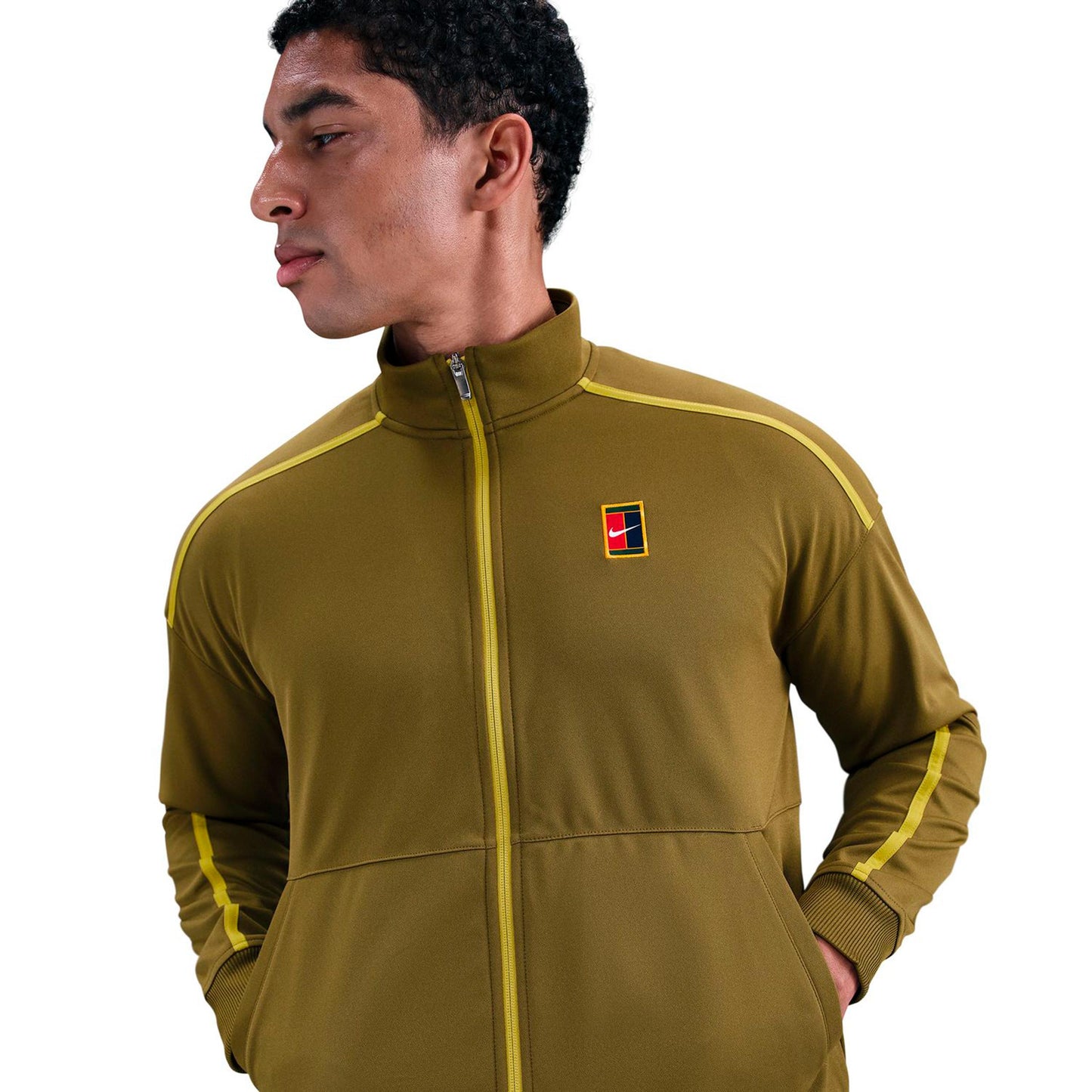 Nike Jannik Sinner Court Heritage Kurtka treningowa Mężczyźni-oliwka