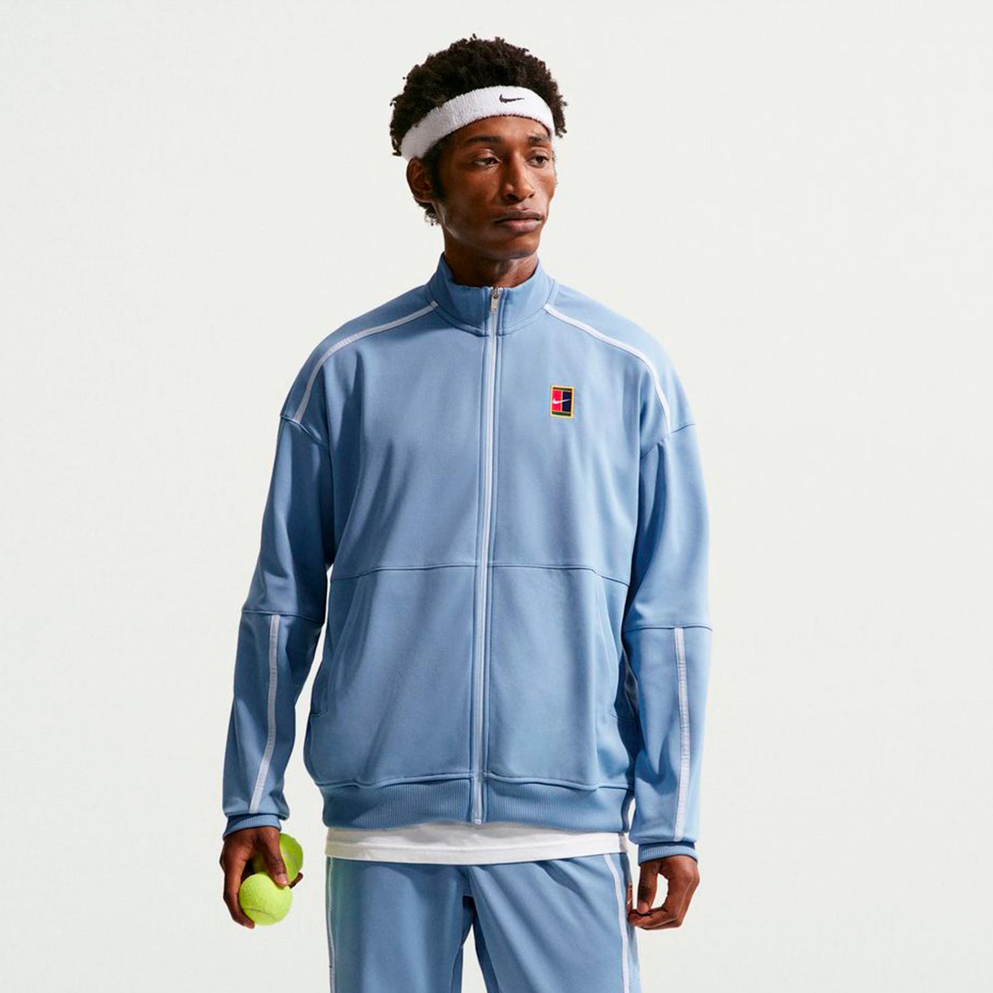 Nike Jannik Sinner Court Heritage Kurtka treningowa Mężczyźni - jasnoniebieski