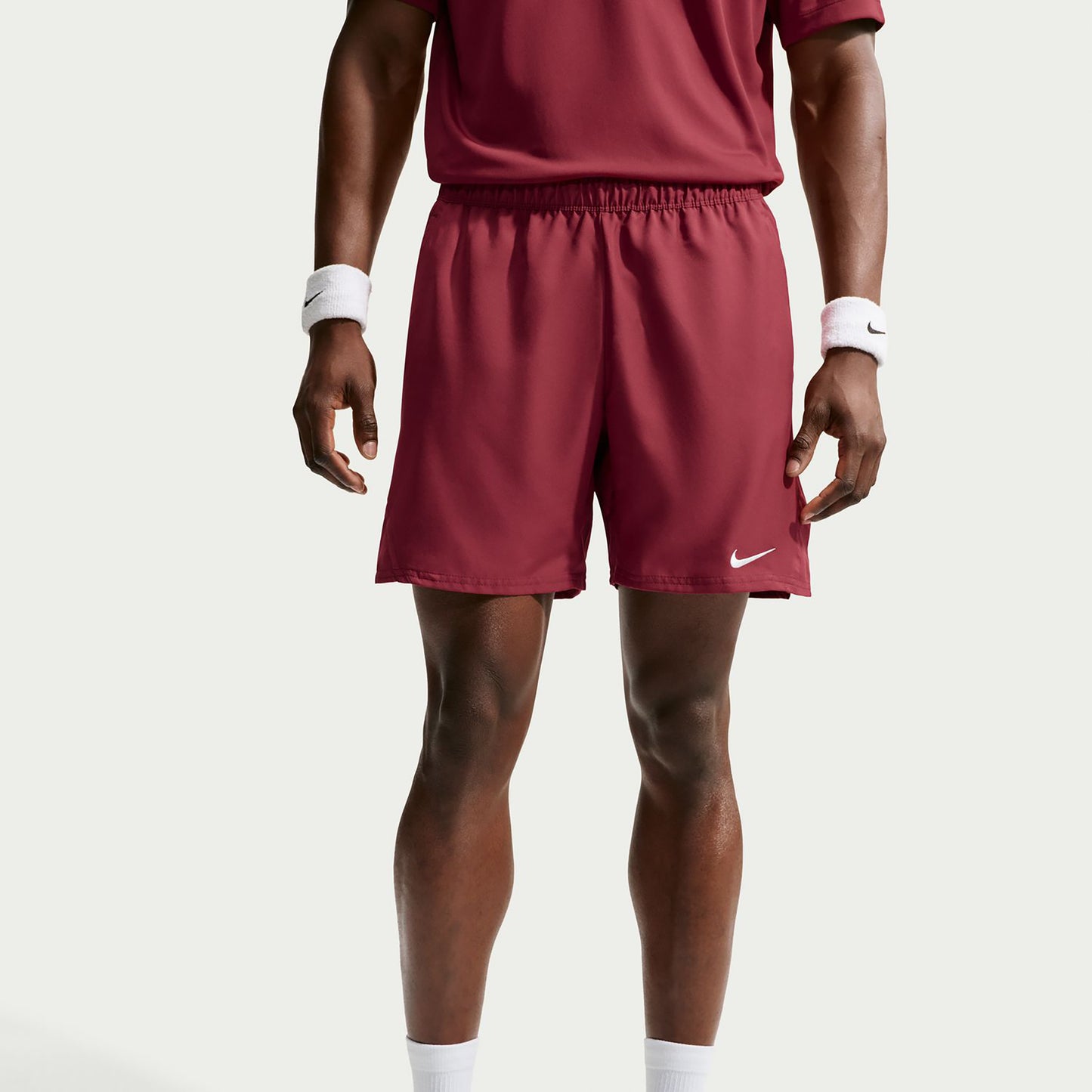 Nike Court Victory Dri-Fit 7in Szorty Mężczyźni - czerwone wino