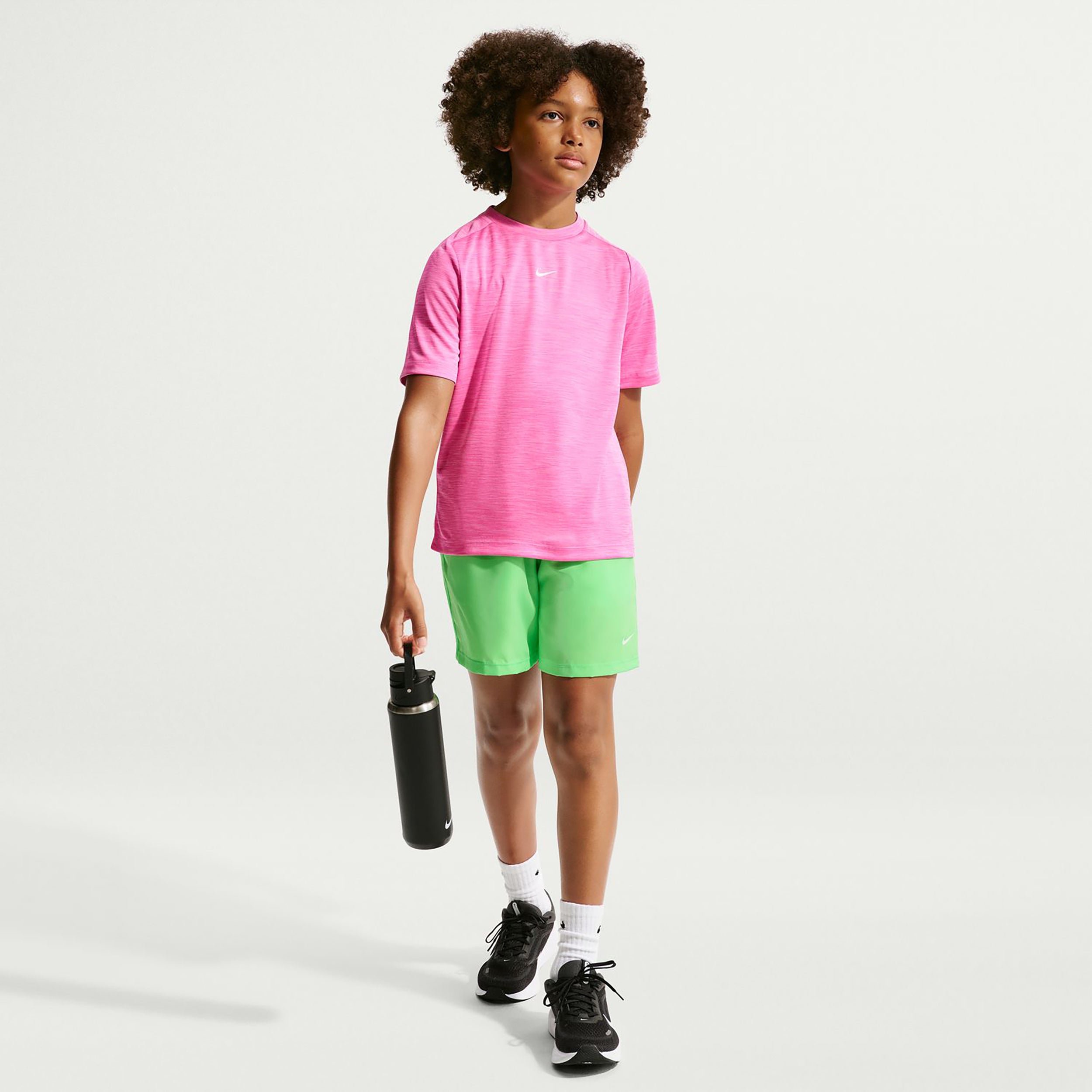 Nike Dri-FIT Multi Heather Koszulka Dzieci - różowy, róż