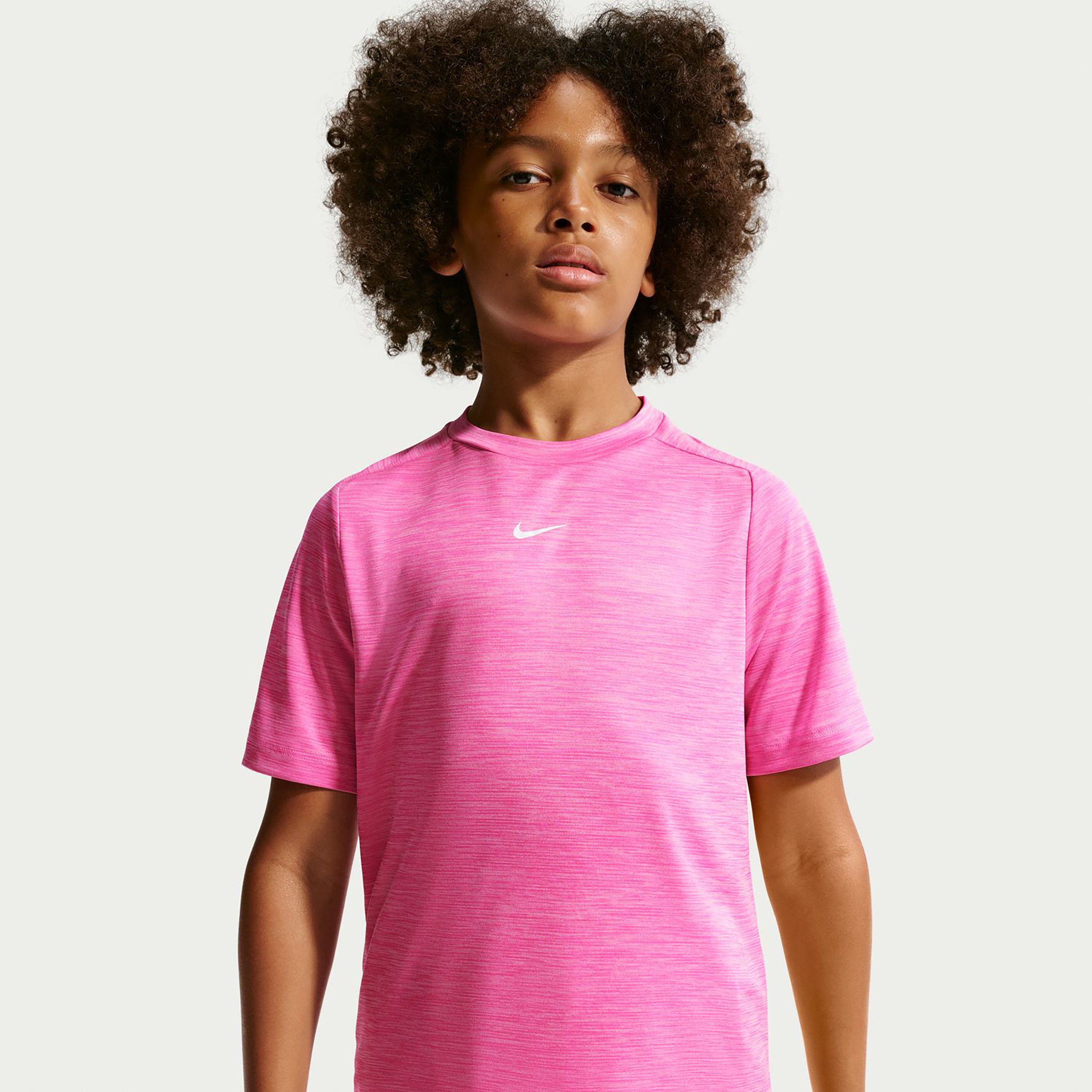Nike Dri-FIT Multi Heather Koszulka Dzieci - różowy, róż