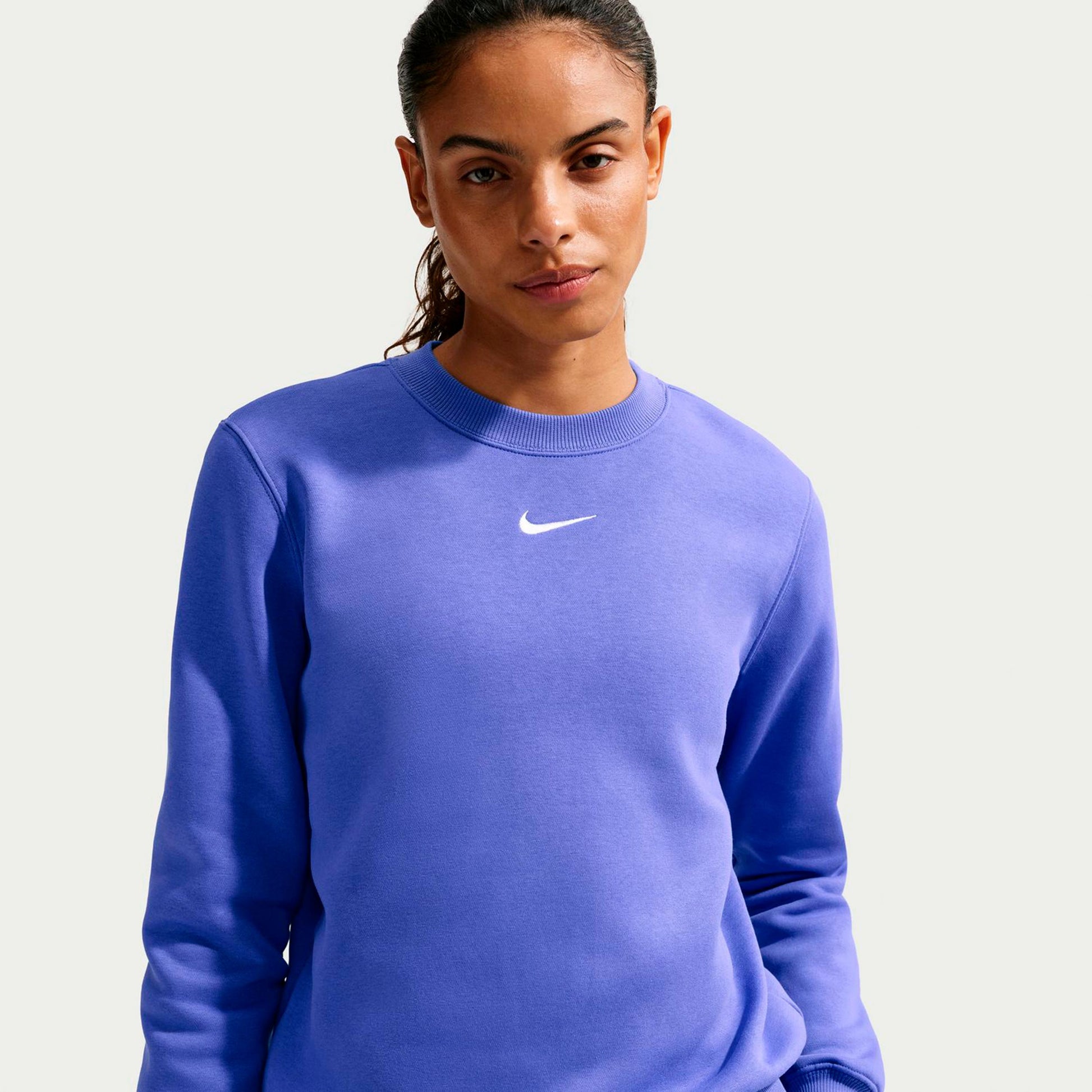 Nike Phoenix Fleece Crew Bluza Kobiety-niebieski