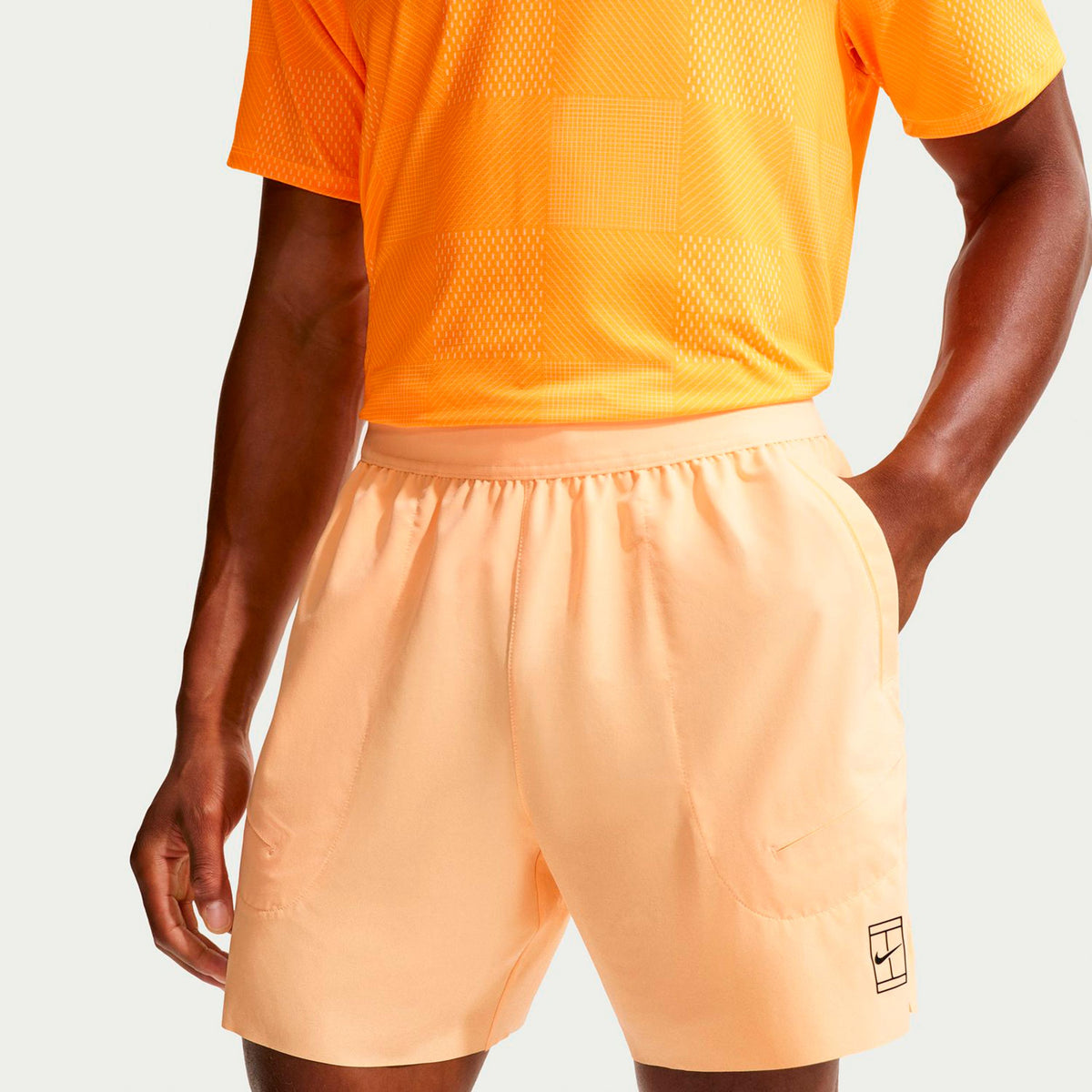 Nike Carlos Alcaraz Court Dri-FIT Advantage 6in Szorty Mężczyźni-żółty