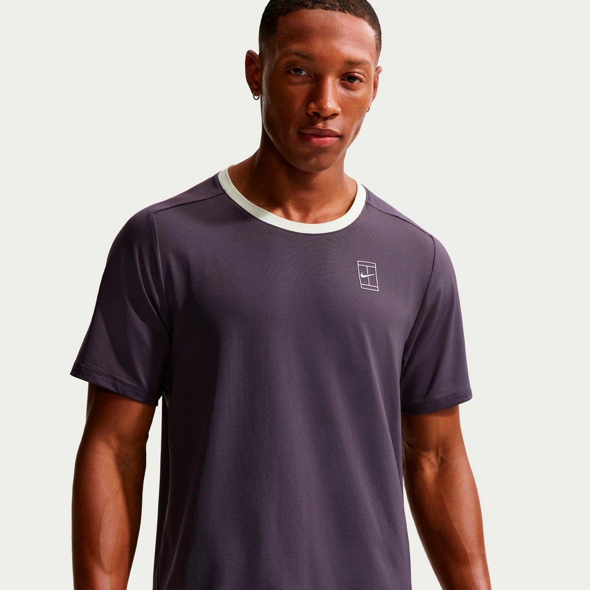 Nike Court Dri-FIT Advantage Koszulka Mężczyźni-fioletowy