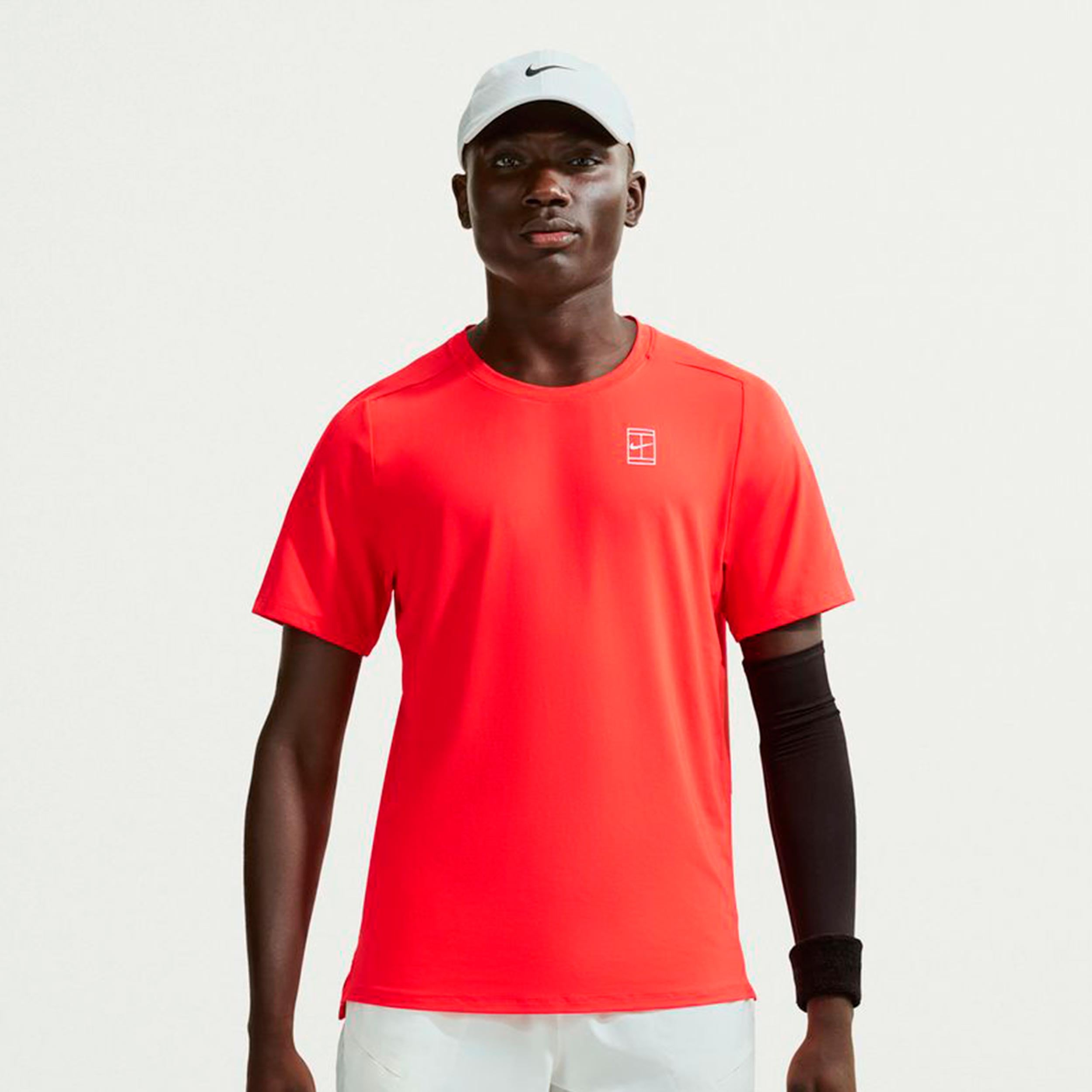 Nike Carlos Alcaraz Court Dri-FIT Advantage Koszulka Mężczyźni - czerwony