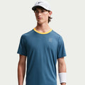 Court Dri-FIT Advantage Koszulka Mężczyźni - niebiesko-szary, żółty