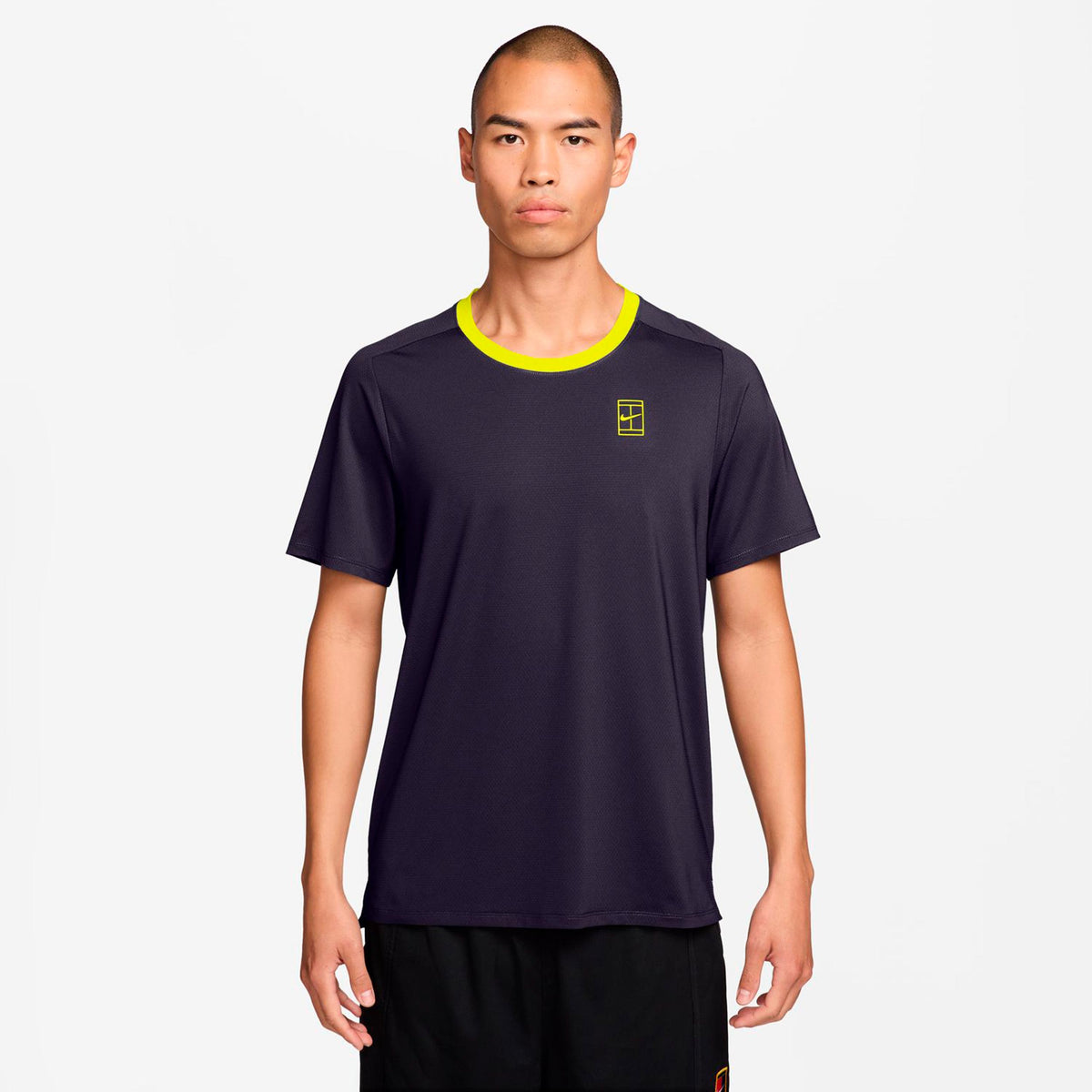 Nike Court Dri-FIT Advantage Koszulka Mężczyźni - ciemnofioletowy
