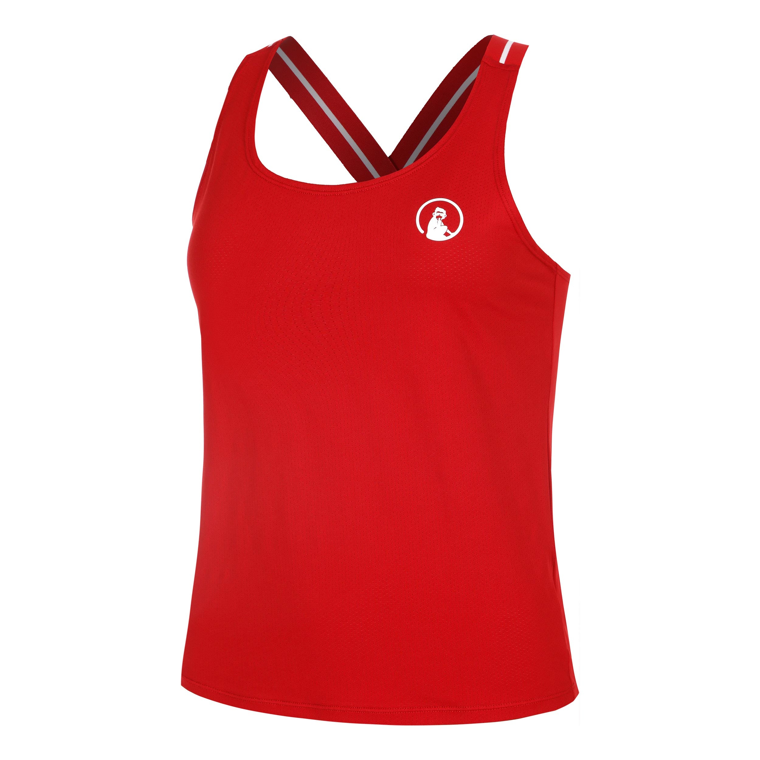 Quiet Please Serve & Volley Tank top Kobiety-czerwony