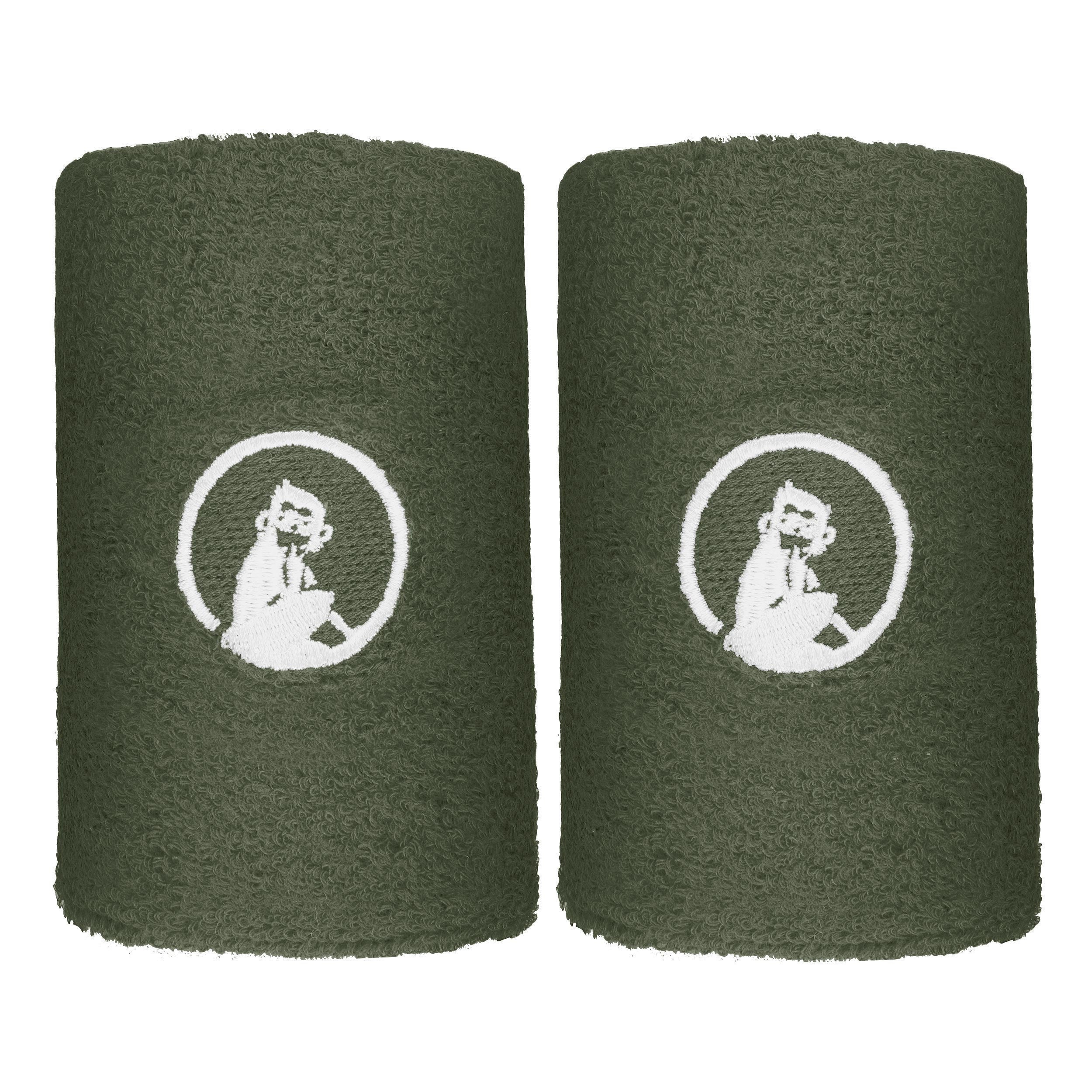 Quiet Please Memories Faded Memories Opaska przeciwpotna Opakowanie 2 szt. Unisex - ciemnozielony