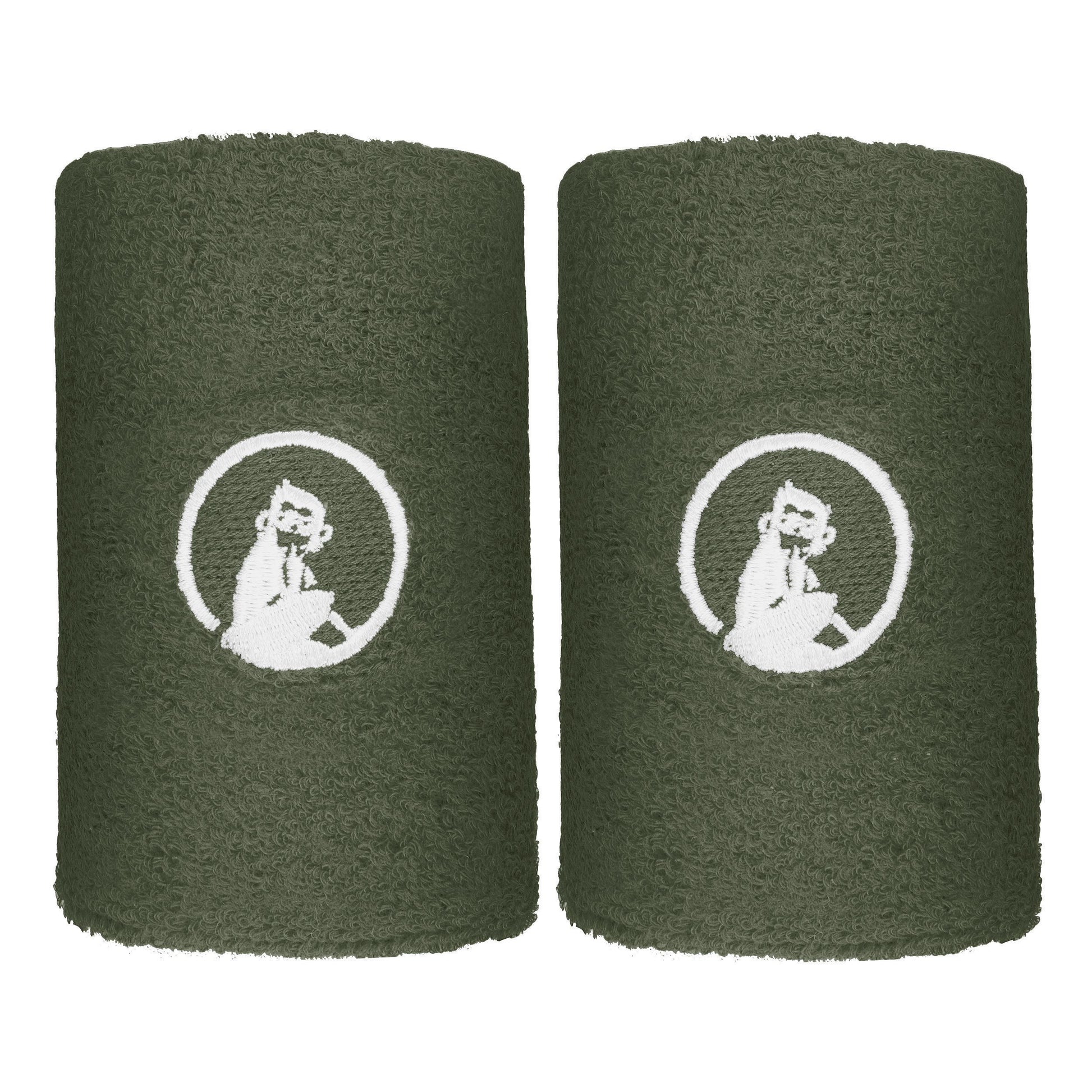 Quiet Please Memories Faded Memories Opaska przeciwpotna Opakowanie 2 szt. Unisex - ciemnozielony