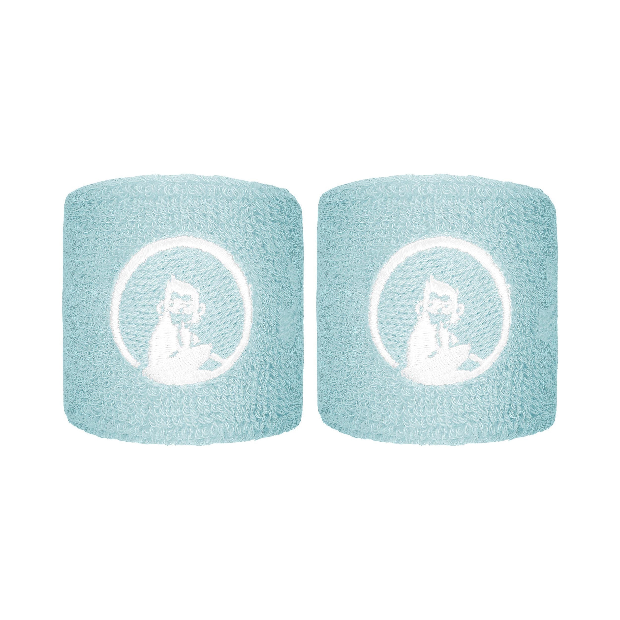 Quiet Please Memories Faded Memories Opaska przeciwpotna Opakowanie 2 szt. Unisex - jasnoniebieski