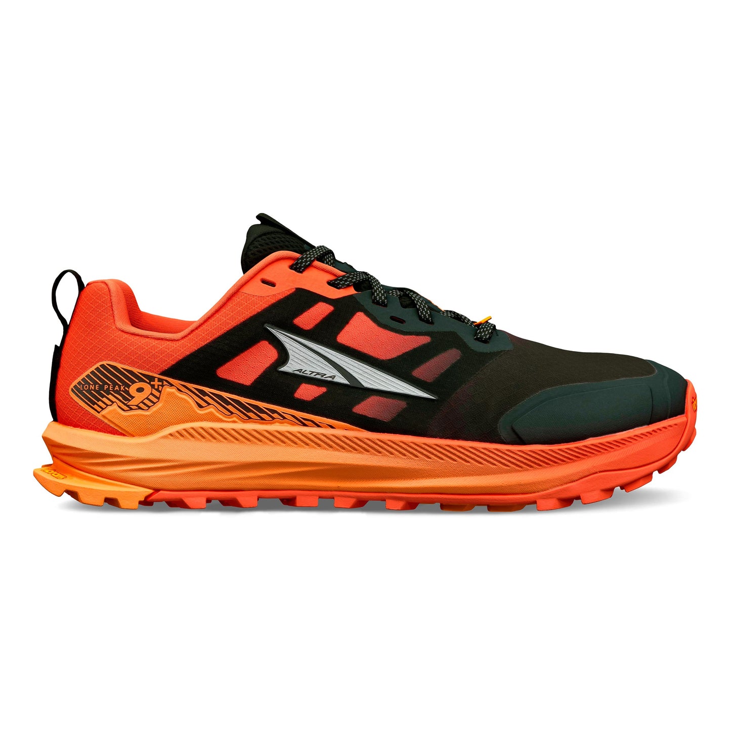 Altra Lone Peak 9+ But trailowy Mężczyźni - czarny, pomarańczowy