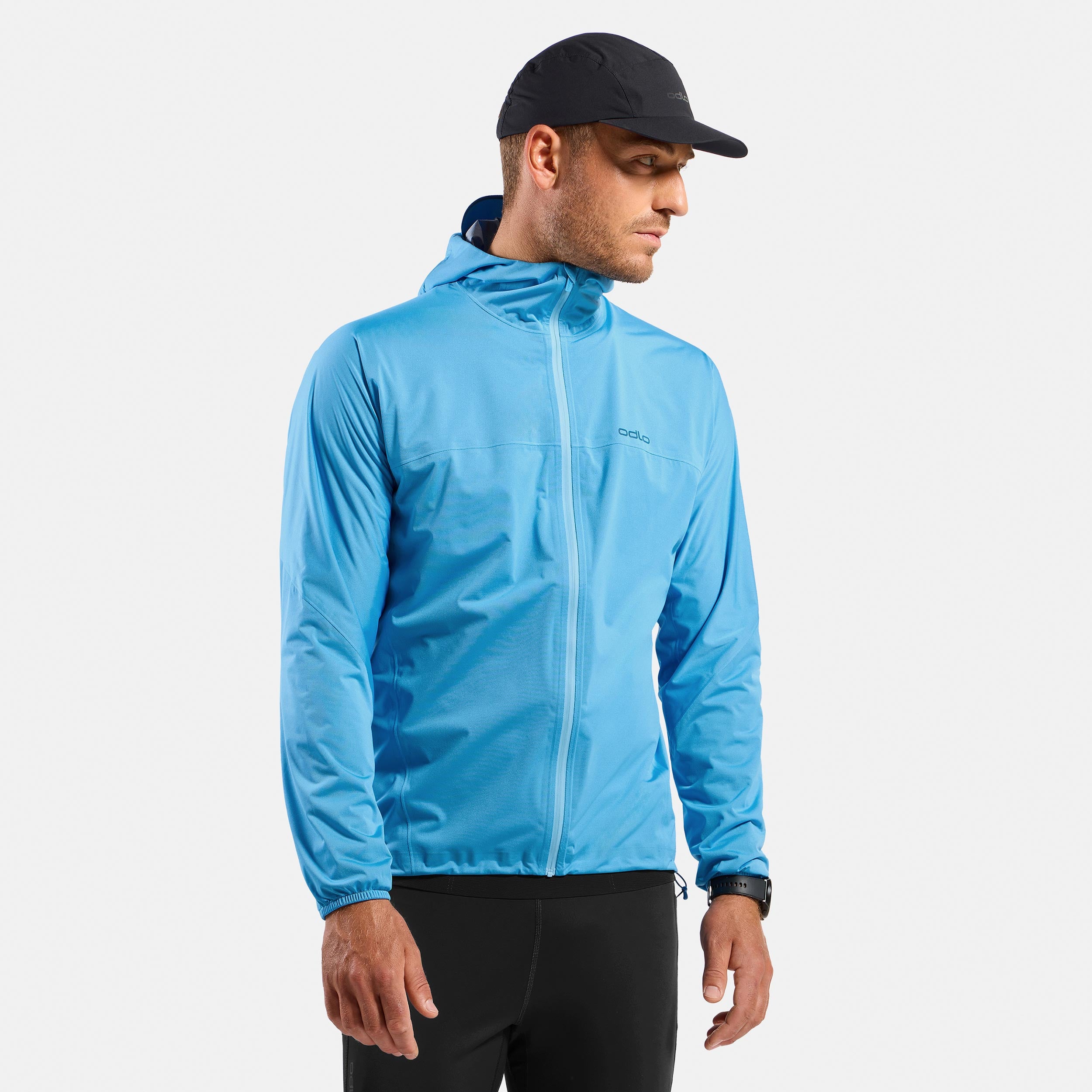 Odlo X-Alp Waterproof  Kurtka do biegania Mężczyźni - jasnoniebieski