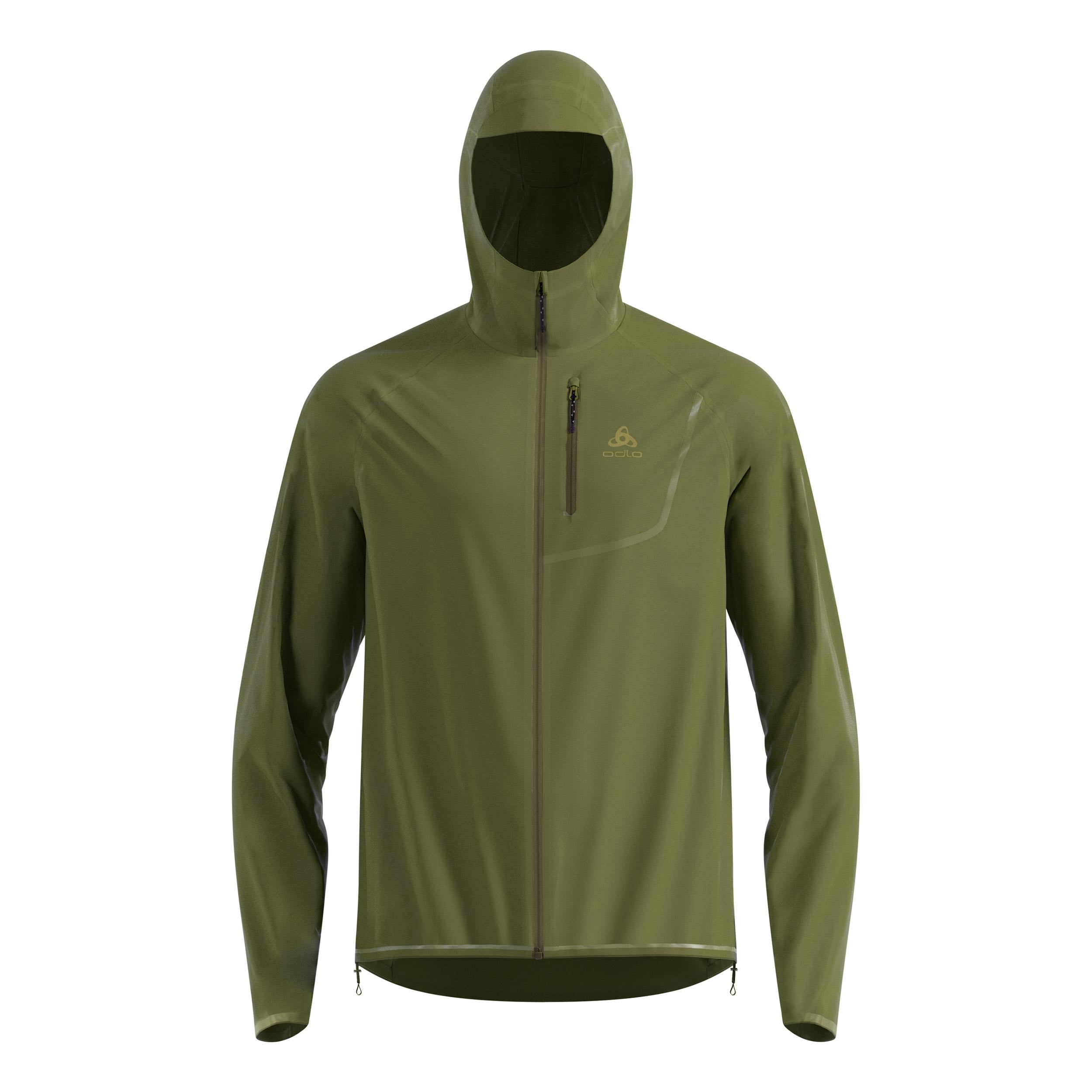 Odlo Zeroweight Dual Dry PK Waterproof Kurtka do biegania Mężczyźni-zieleń