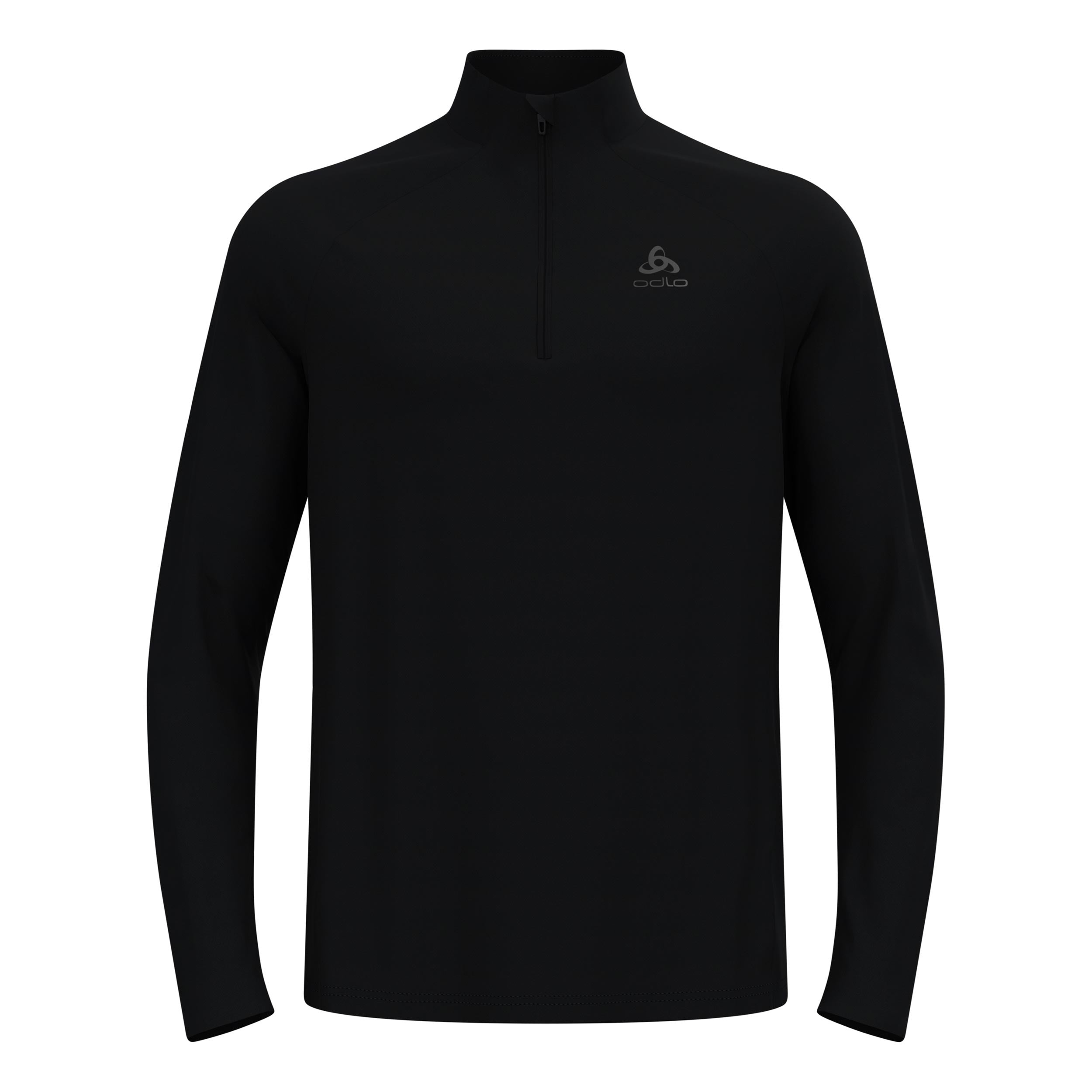 Odlo Essential 1/2 Zip Koszulka do biegania Mężczyźni-czarny, czarny