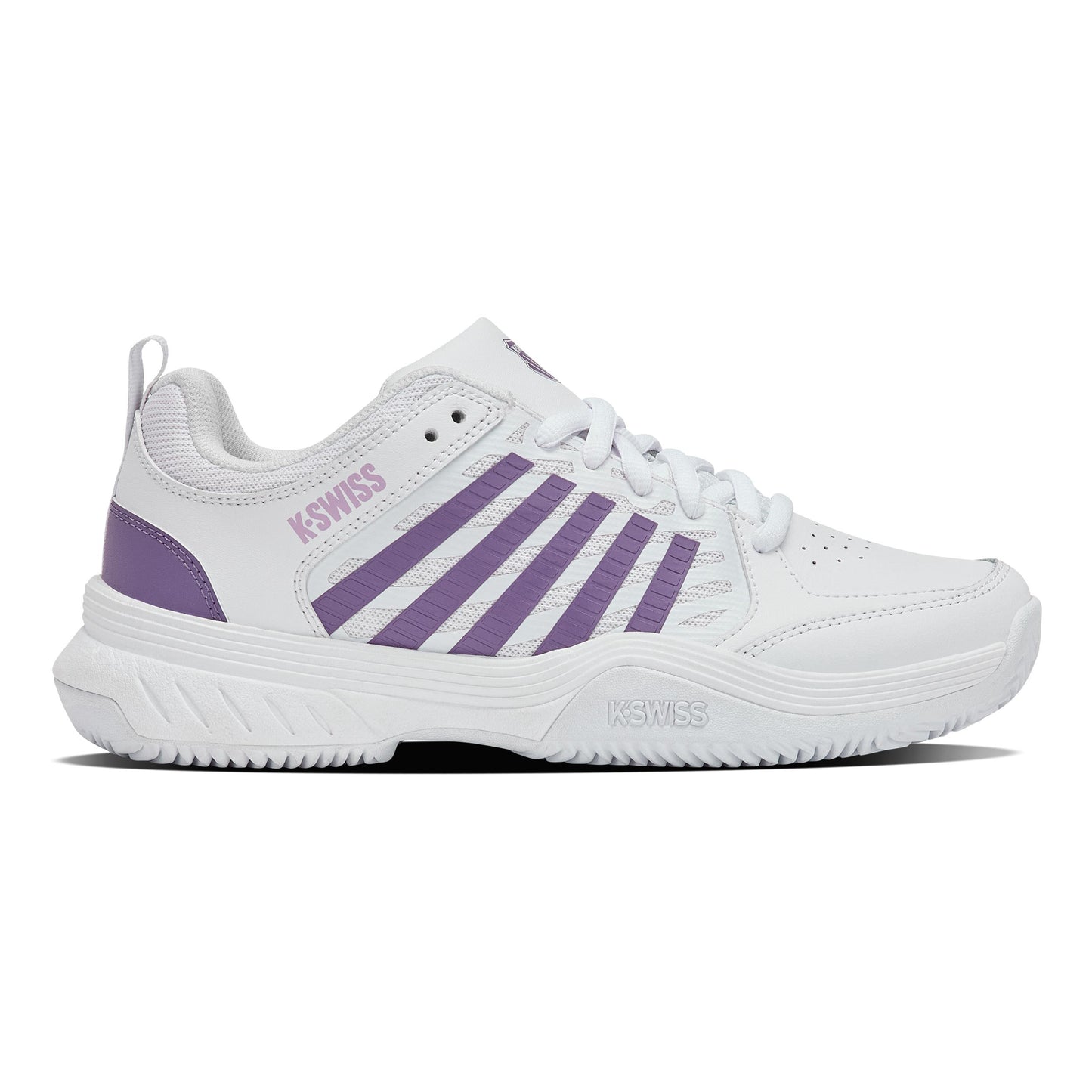 K-Swiss Court Express 2 buty do tenisa ziemnego Kobiety - biały, lawendowy
