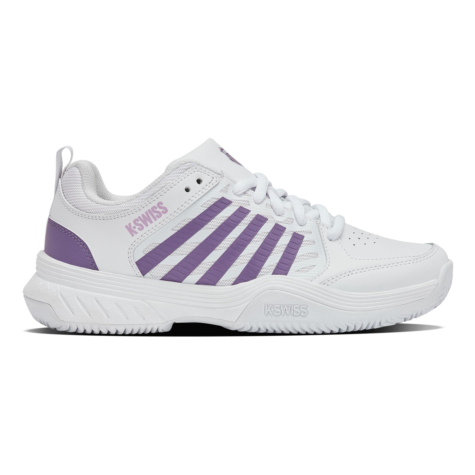 K-Swiss Court Express 2 buty do tenisa ziemnego Kobiety - biały, lawendowy